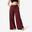 Pantalon jogging fitness Bordo Dam��