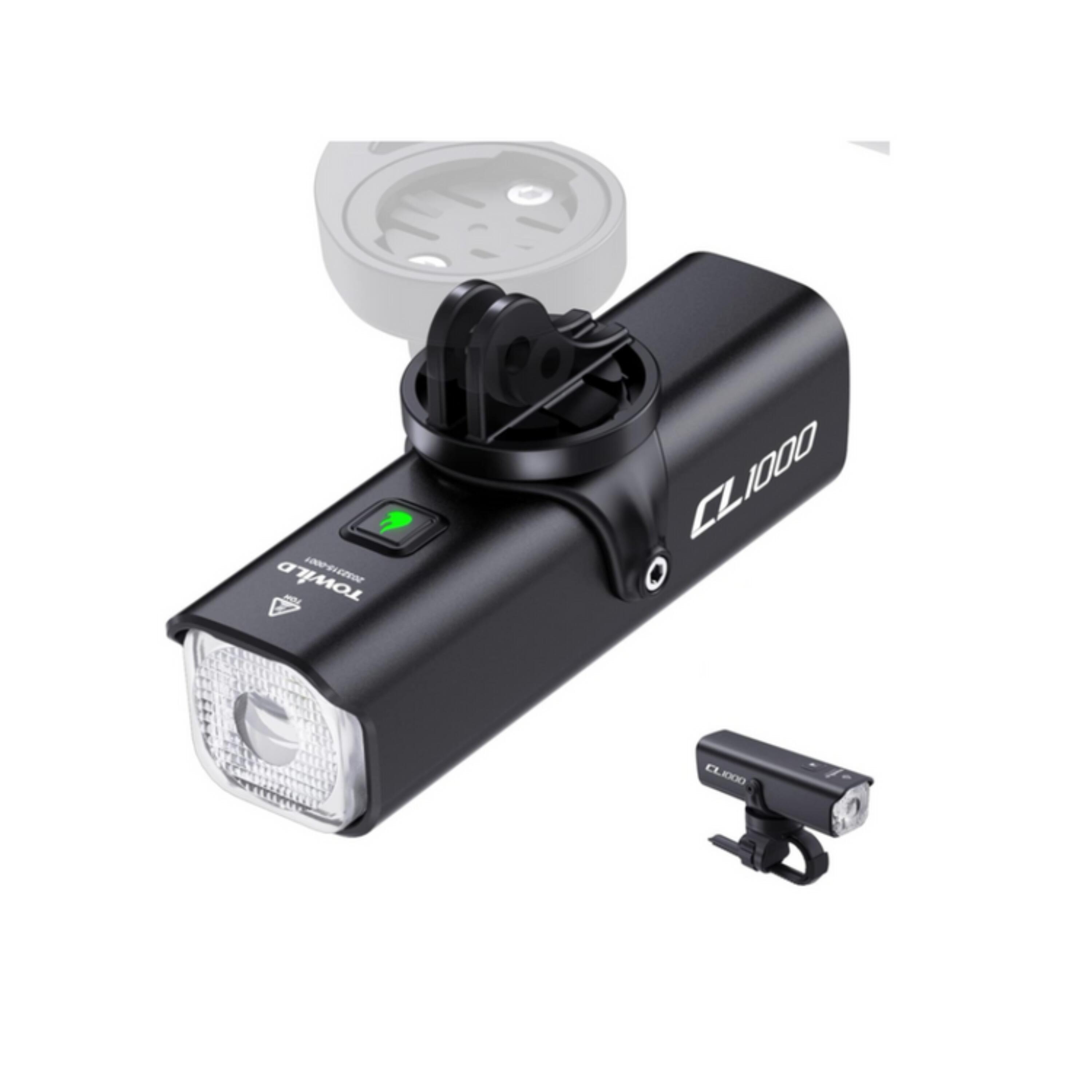 Zestaw oświetlenia rowerowego Towild CL1000 + TL03 2/3
