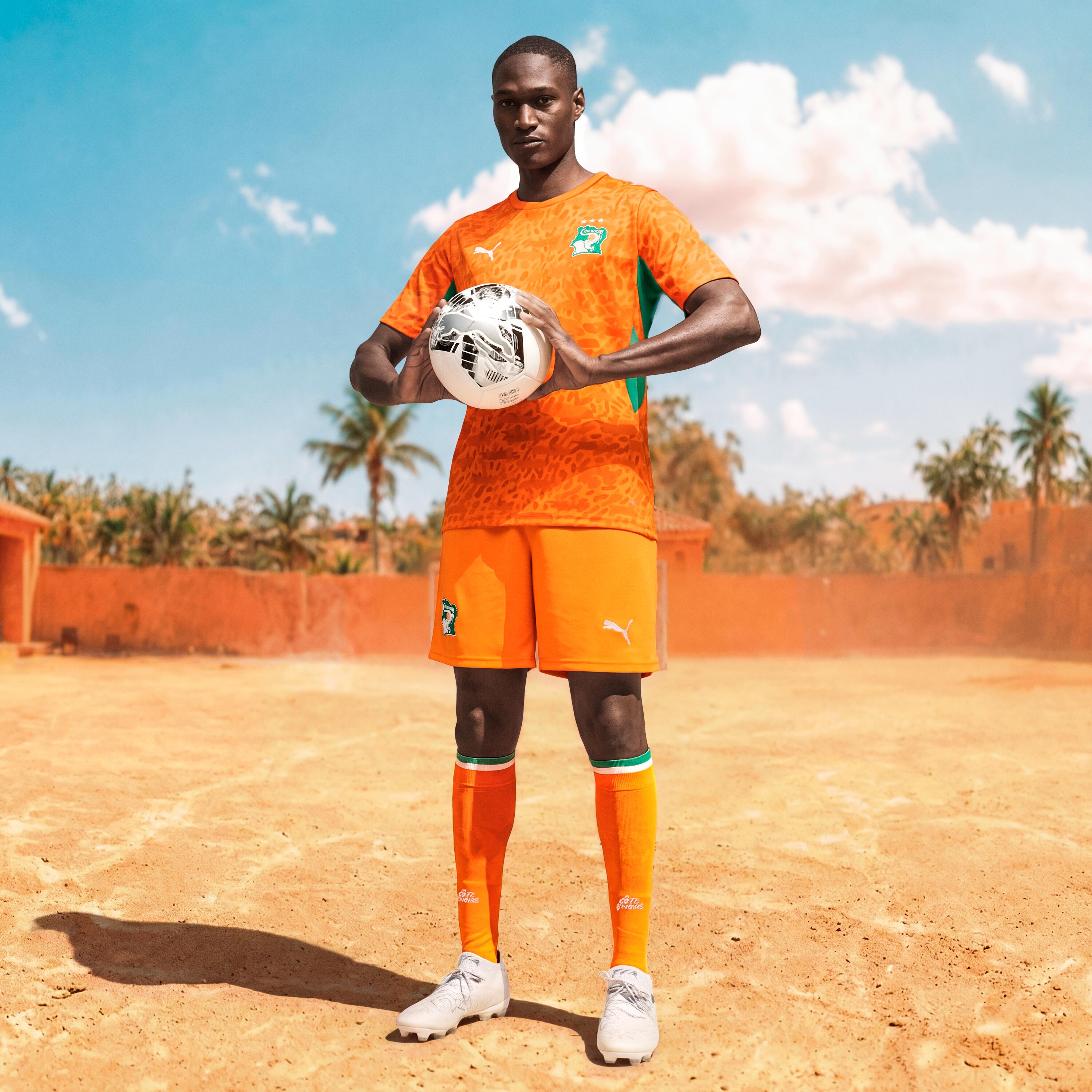 Camisola Principal de Futebol Réplica Adulto Côte d'Ivoire Campeonato Mundo 2026 3/8