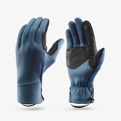 Guanti caldi trekking WILDER blu