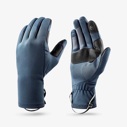 Gants tactiles et stretch de trekking adultes, MT500 bleu