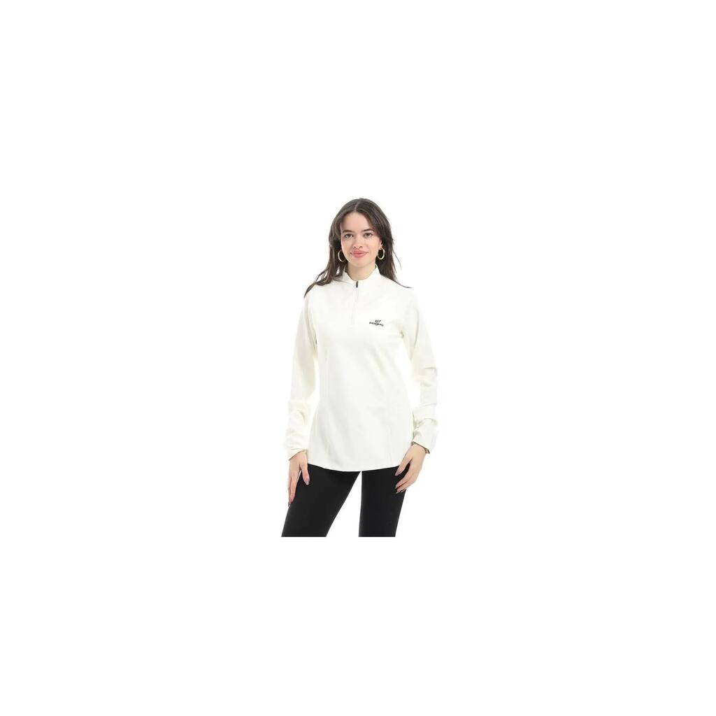Magma Quarter Zipper Woman White