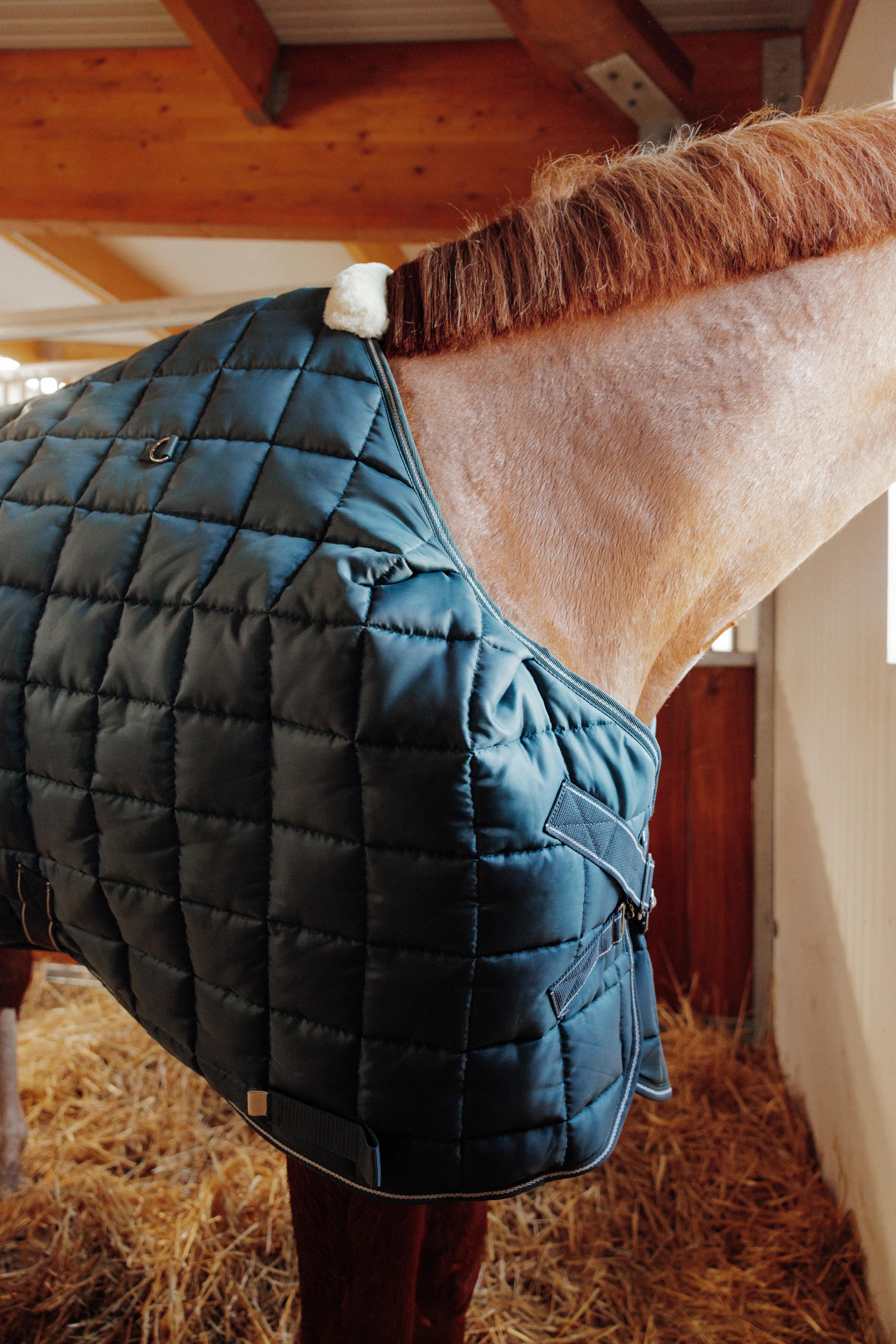 Staldeken voor paarden en pony's Combo 300 300 g 200D groen 9/10