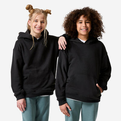 Hoodie oversized kind zwart