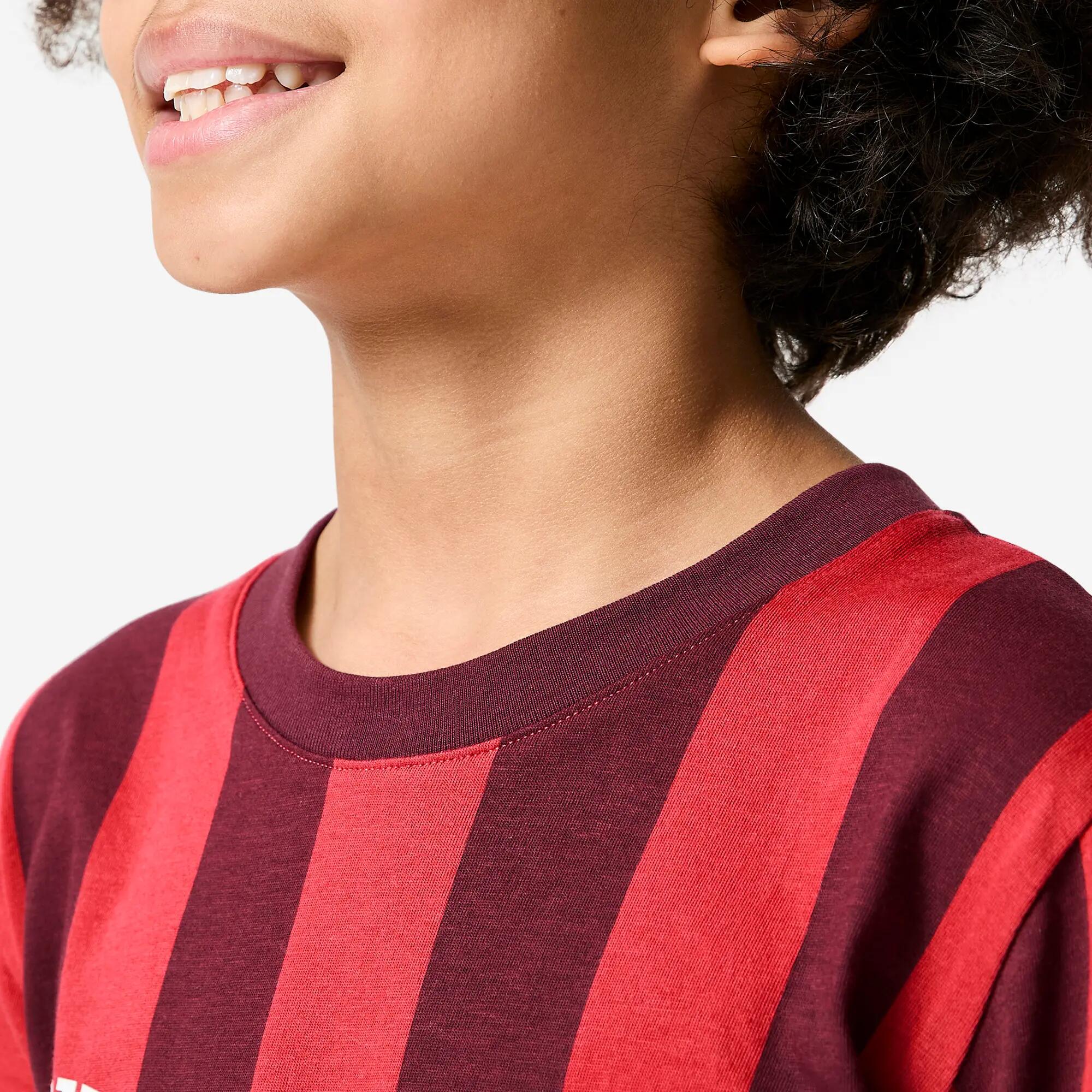 T-shirt manica lunga bambino ginnastica regular fit cotone Harry Potter bordeaux 6/11