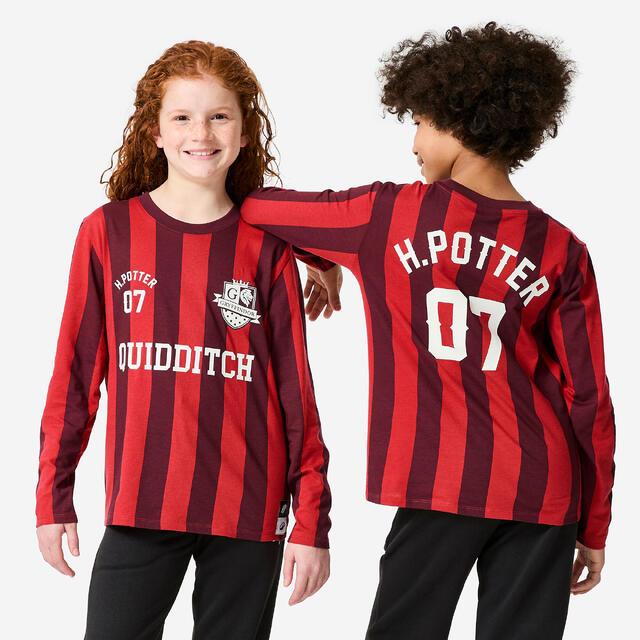 Langarmshirt Kinder Baumwolle - Harry Potter bordeaux