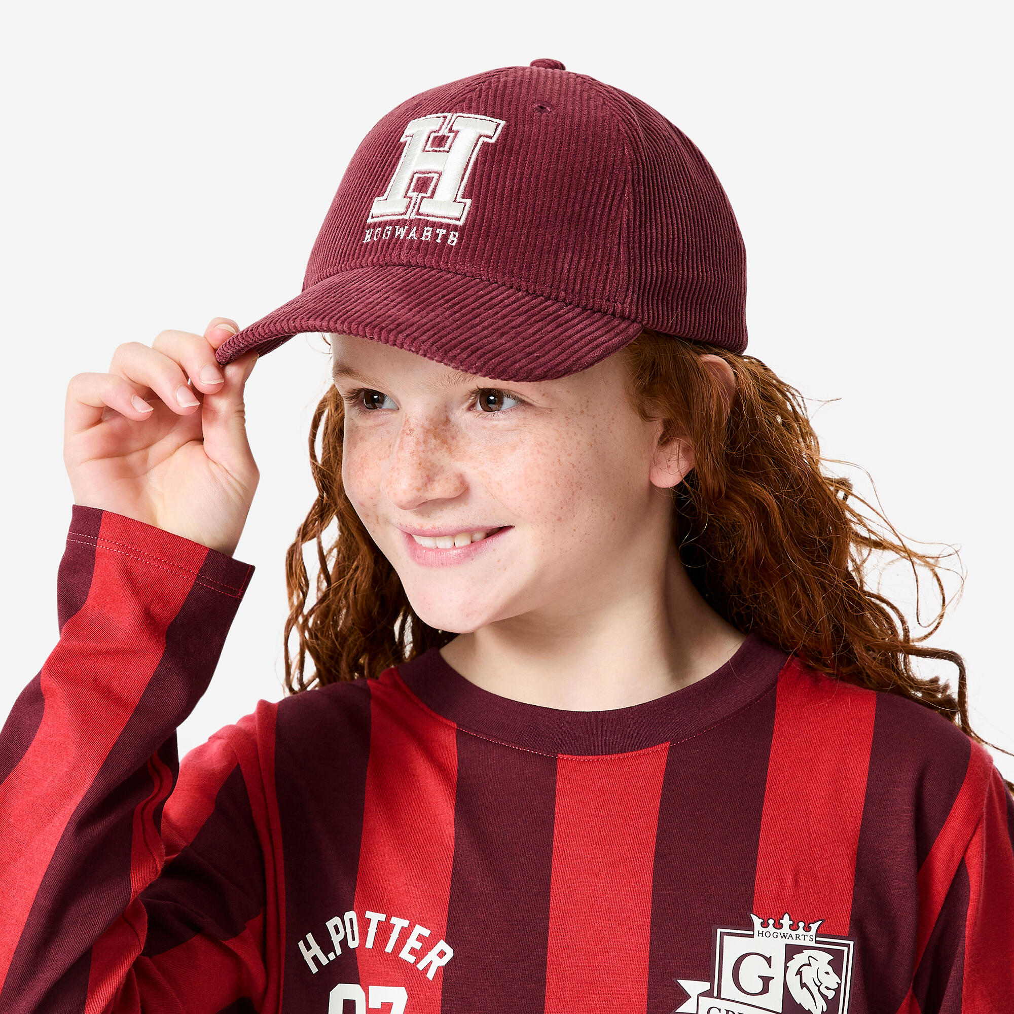Cappellino bambino Harry Potter bordeaux 2/9