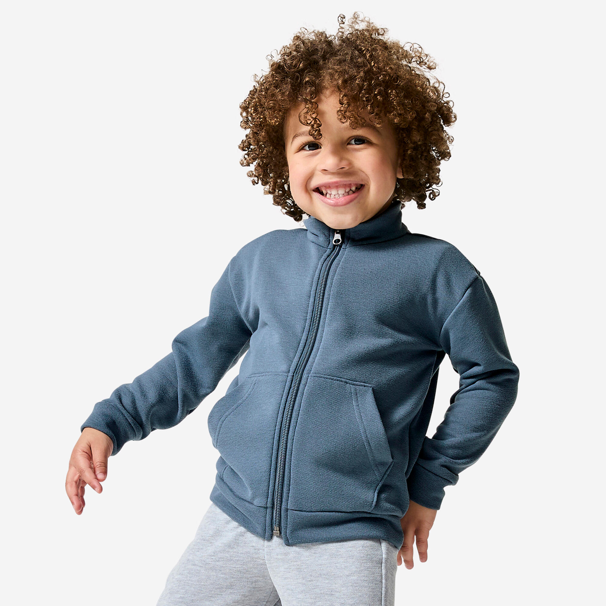 Chándal Niños Azul-Gris French Terry Transpirable 2/8