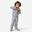 Trening 120 din material French Terry respirant, bebe, Gri