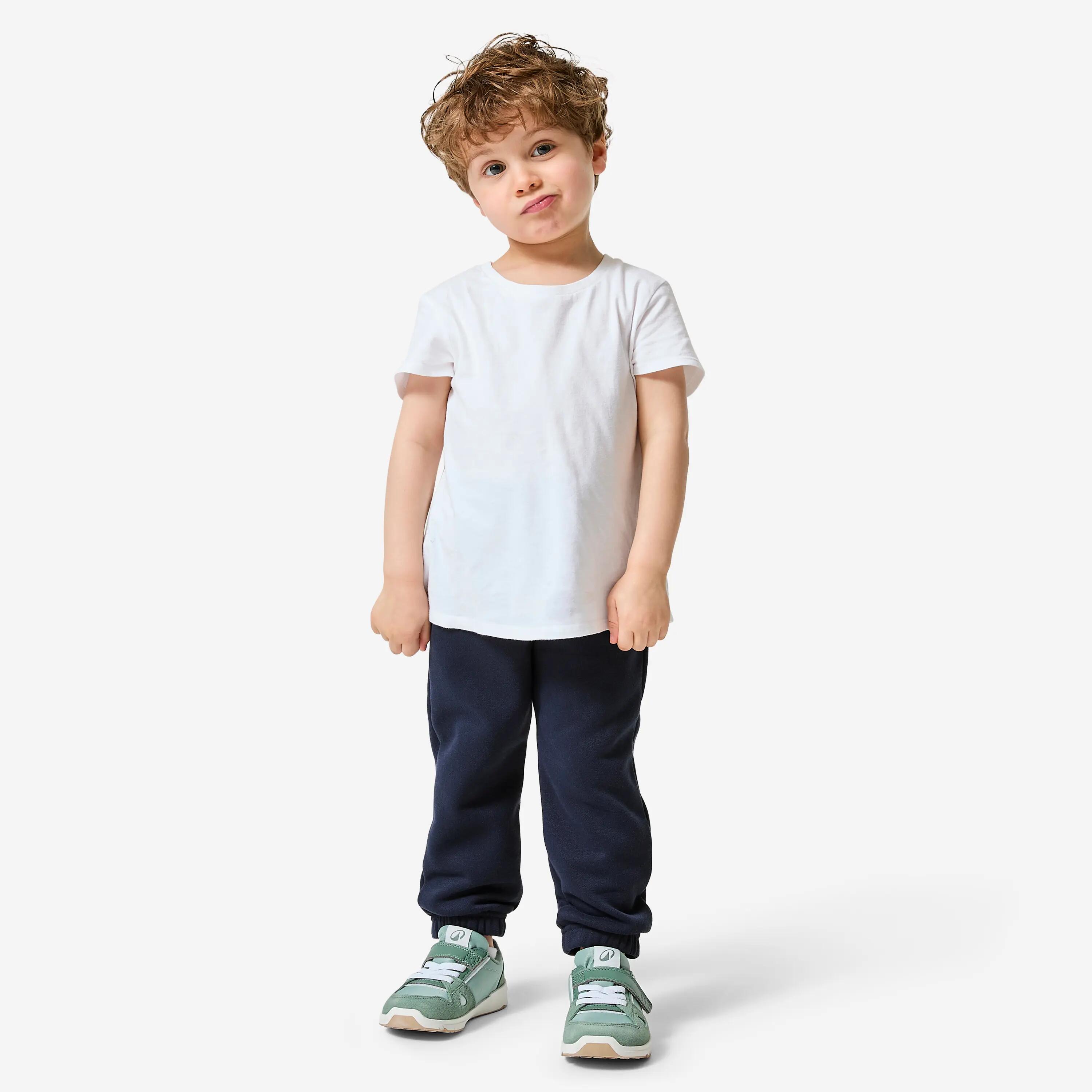 Pantalon babygym moale și elastic, albastru 2/6