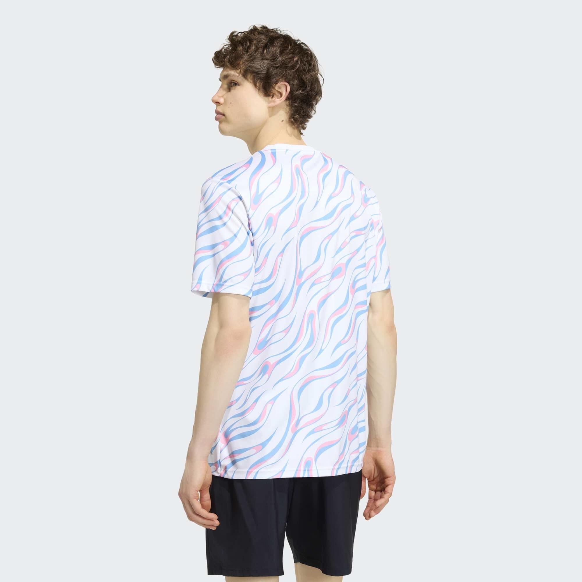 Trikot adidas Practise 26 Erwachsene, Weiss/Blau 6/6