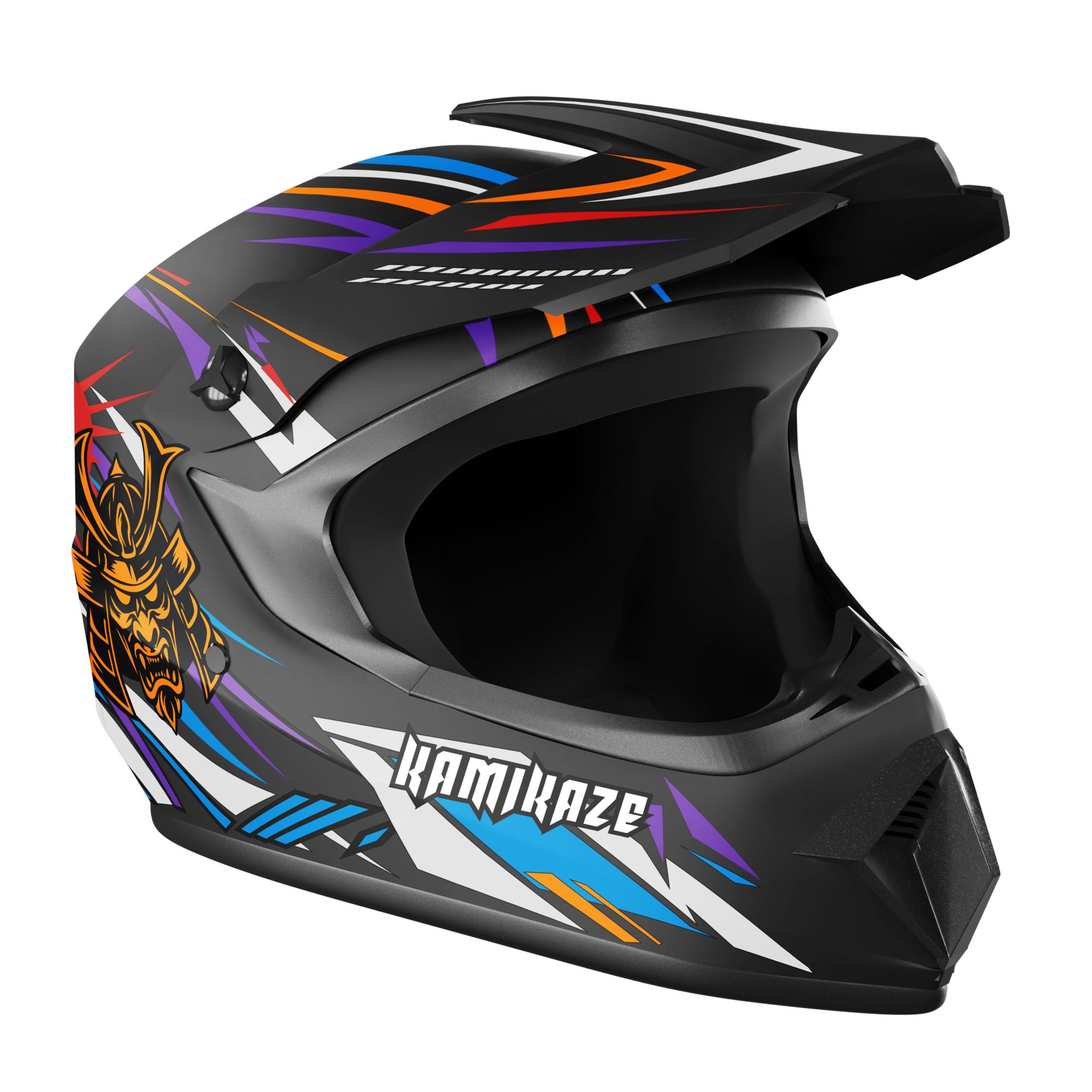 Kask Kamikaze Ninja fullface na hulajnogę, MTB i rower 6/7