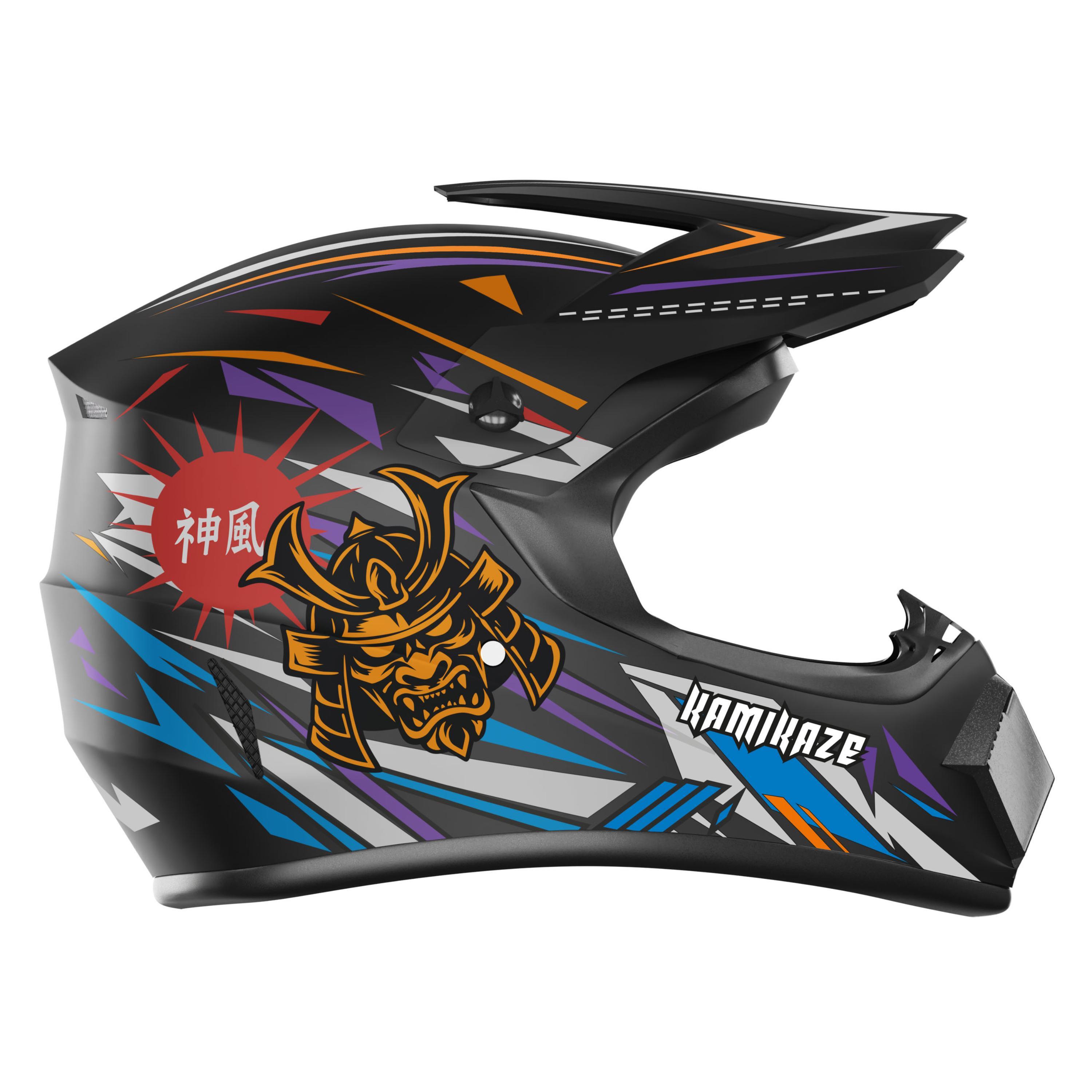 Kask Kamikaze Ninja fullface na hulajnogę, MTB i rower 2/7