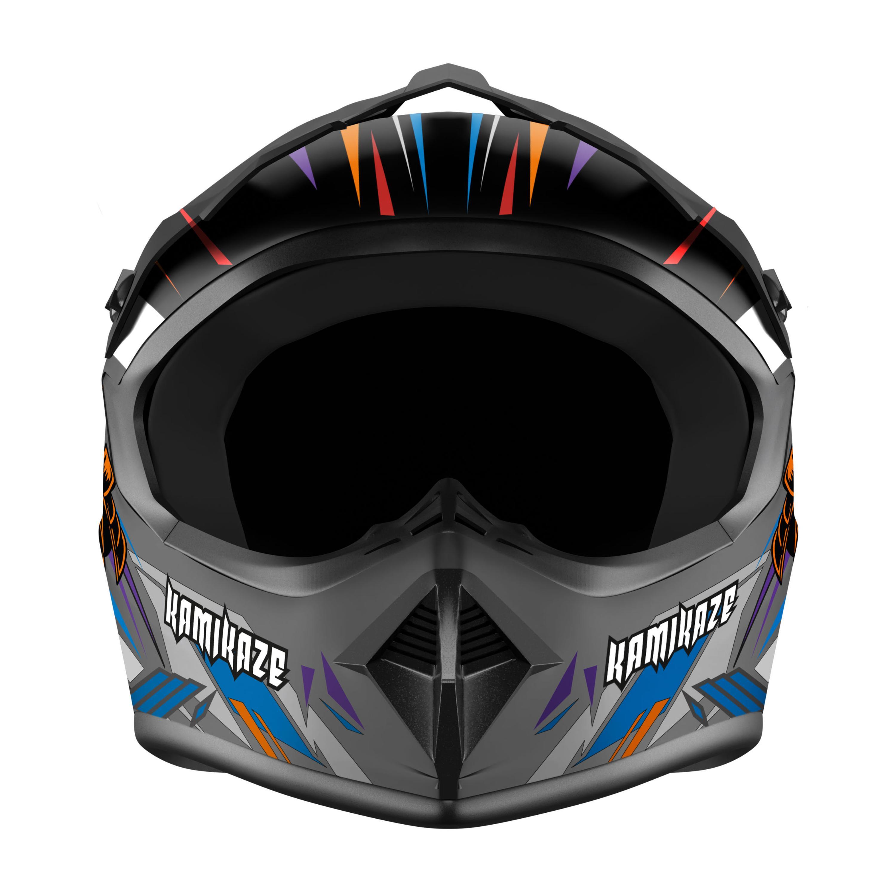 Kask Kamikaze Ninja fullface na hulajnogę, MTB i rower 4/7