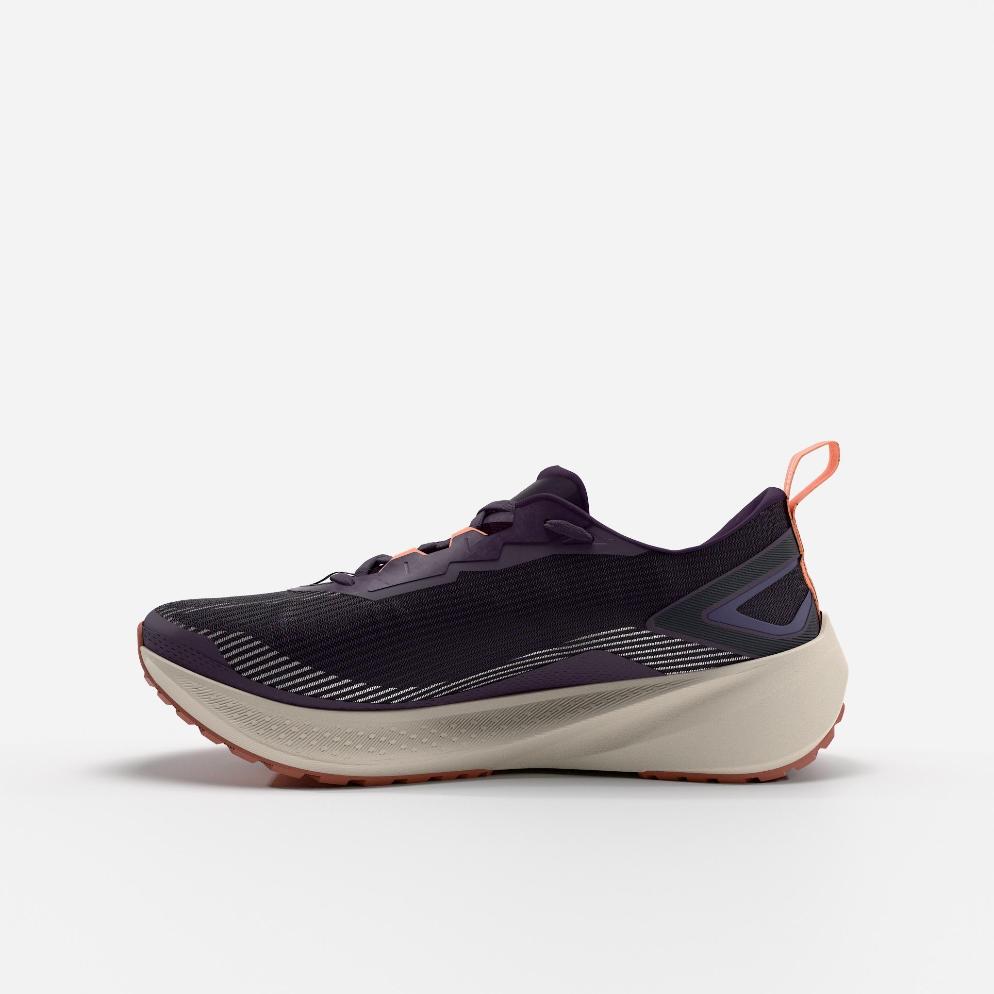 Chaussures running déperlantes femme, KIPRUN KIPCORE WR, violette 4/10