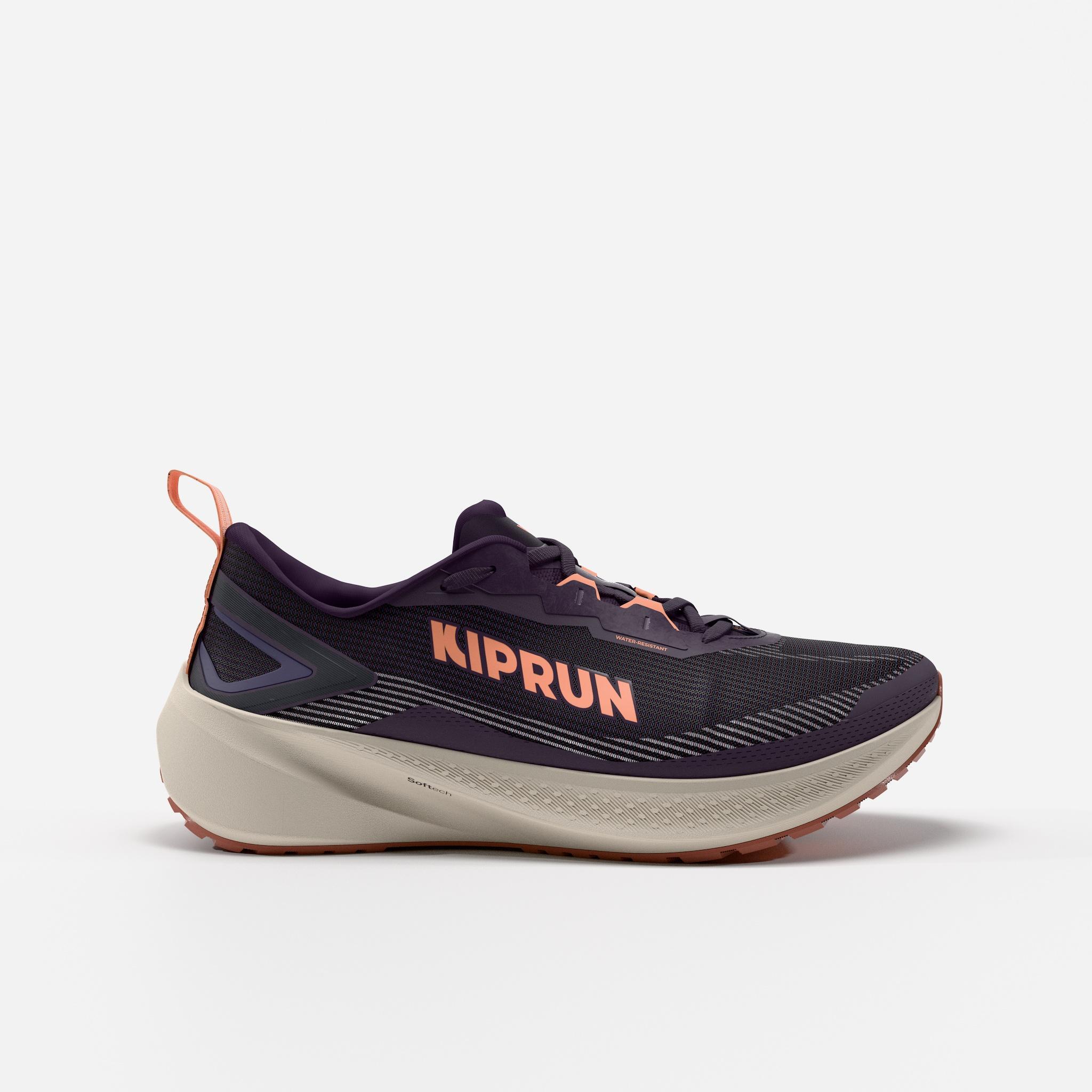 Chaussures running déperlantes femme, KIPRUN KIPCORE WR, violette