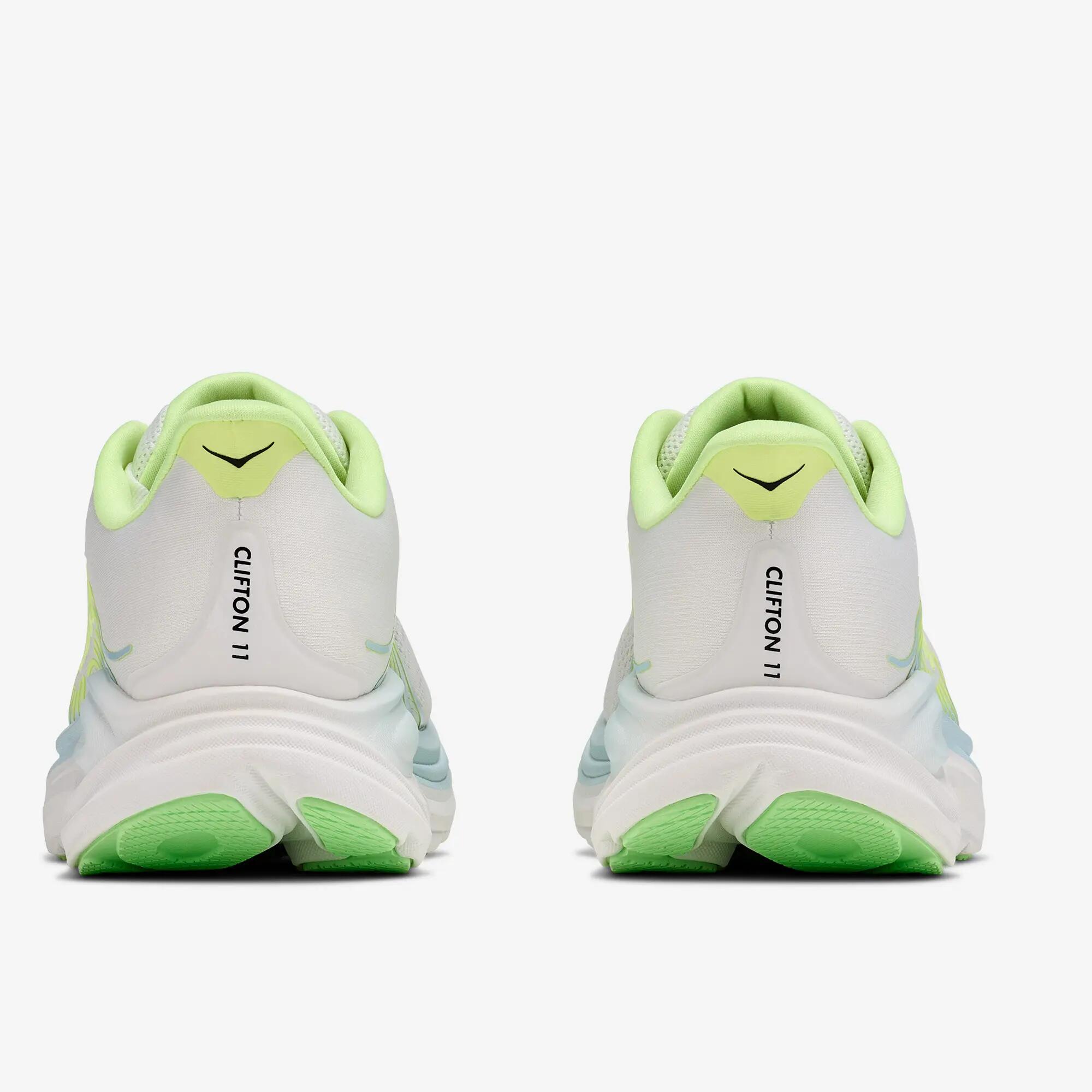 CHAUSSURES DE RUNNING FEMME HOKA CLIFTON 11 BLANC JAUNE 6/8