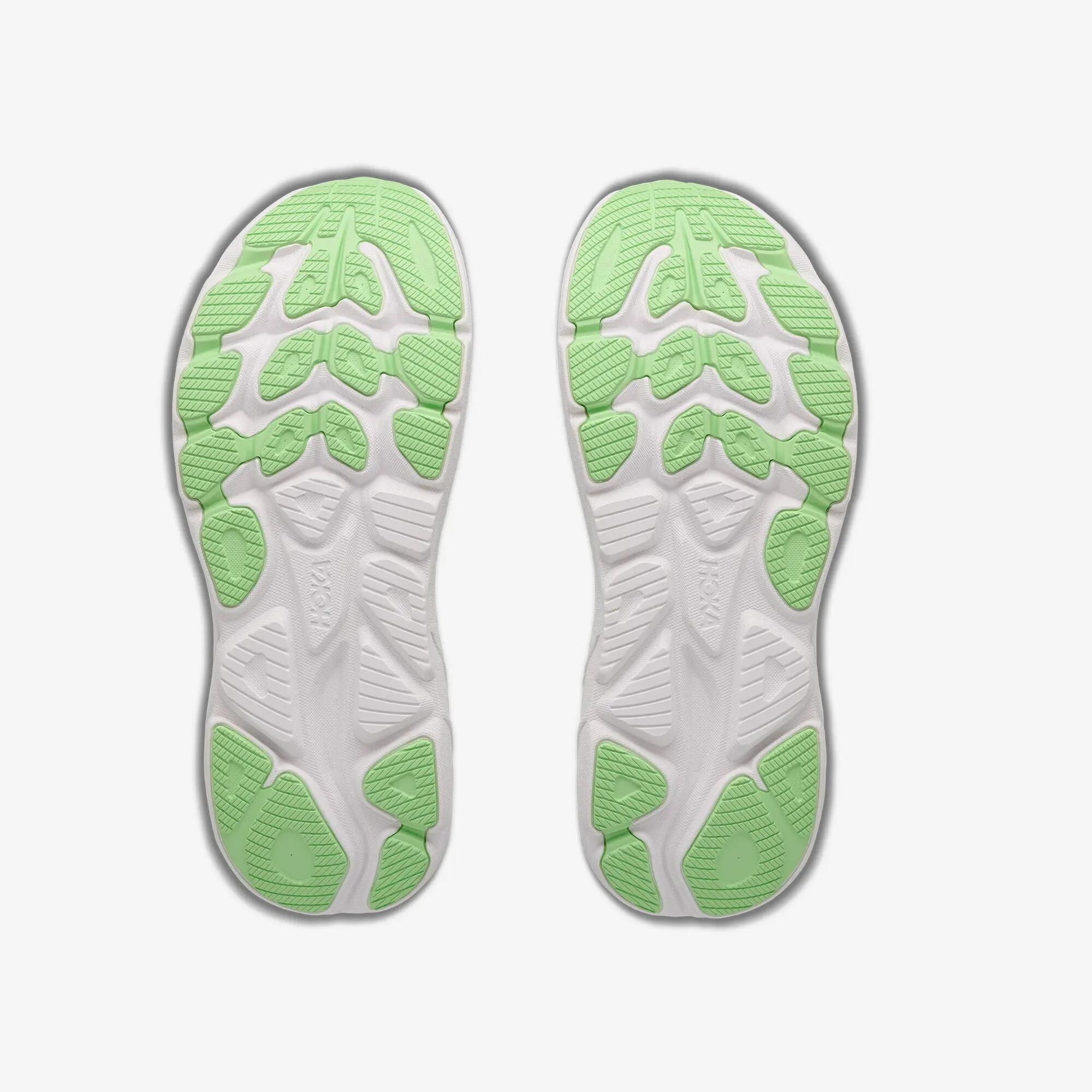 CHAUSSURES DE RUNNING FEMME HOKA CLIFTON 11 BLANC JAUNE 8/8