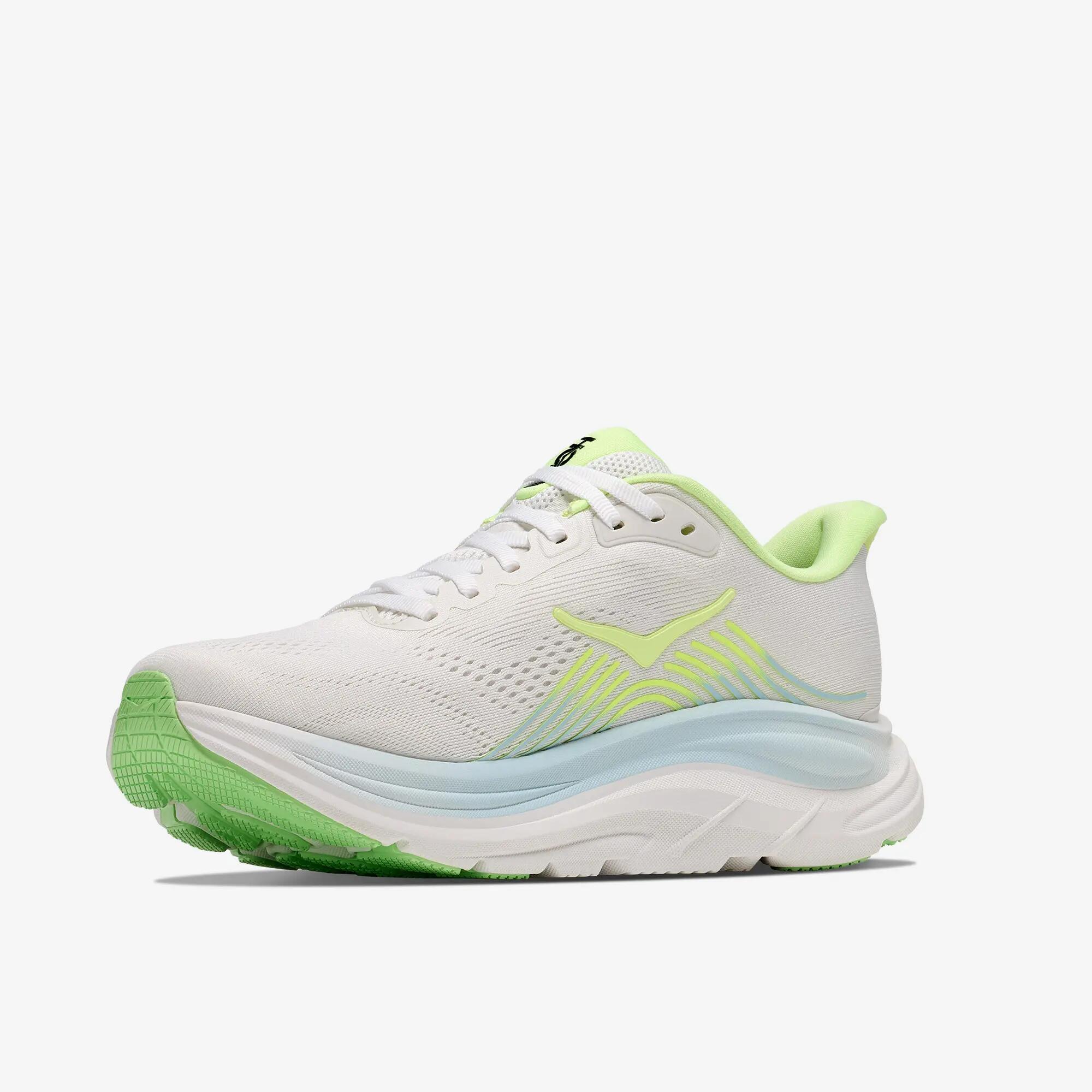 CHAUSSURES DE RUNNING FEMME HOKA CLIFTON 11 BLANC JAUNE 4/8