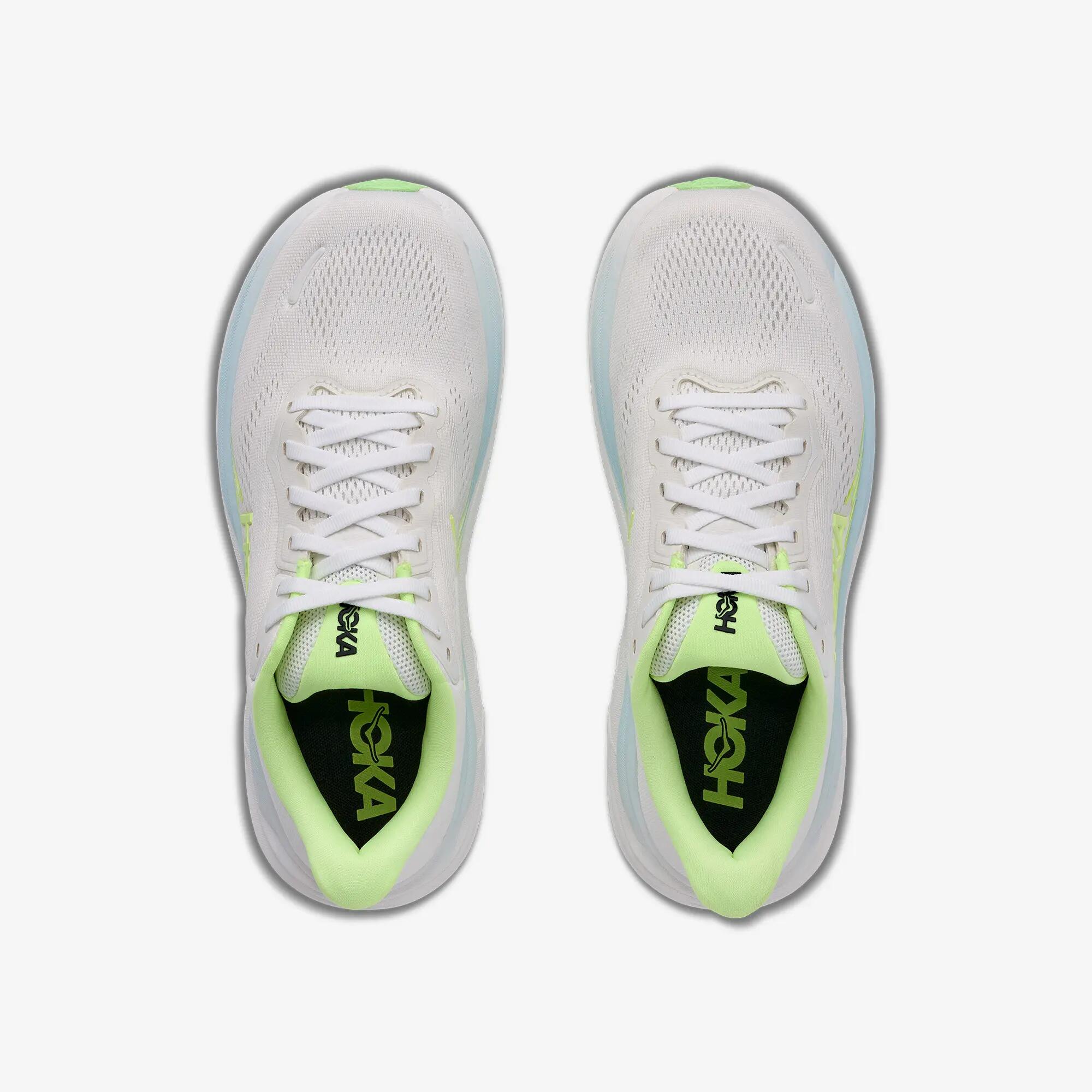 CHAUSSURES DE RUNNING FEMME HOKA CLIFTON 11 BLANC JAUNE 3/8