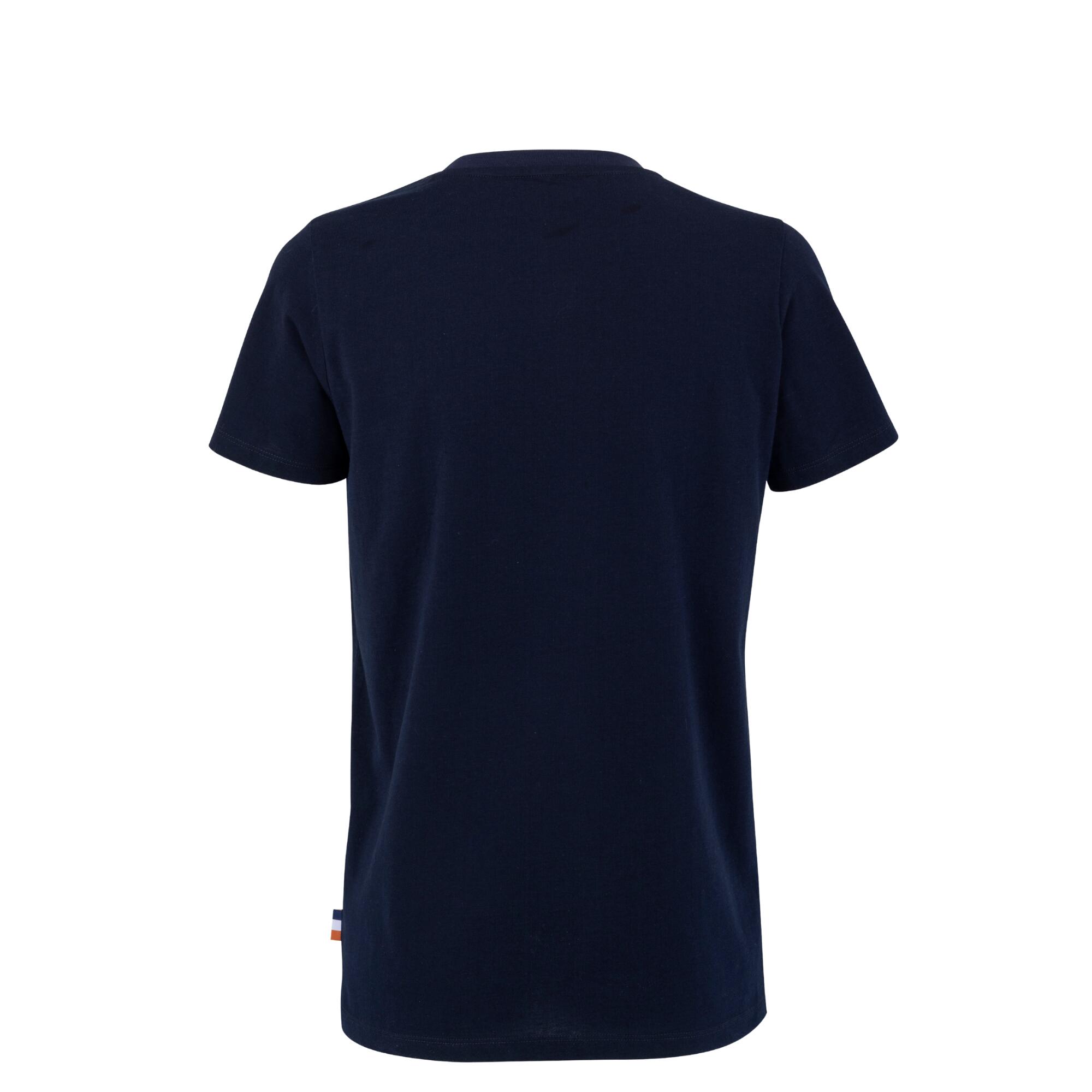T-SHIRT DE TENNIS ROLAND GARROS ADULTE BLEU MARINE 2026 4/4