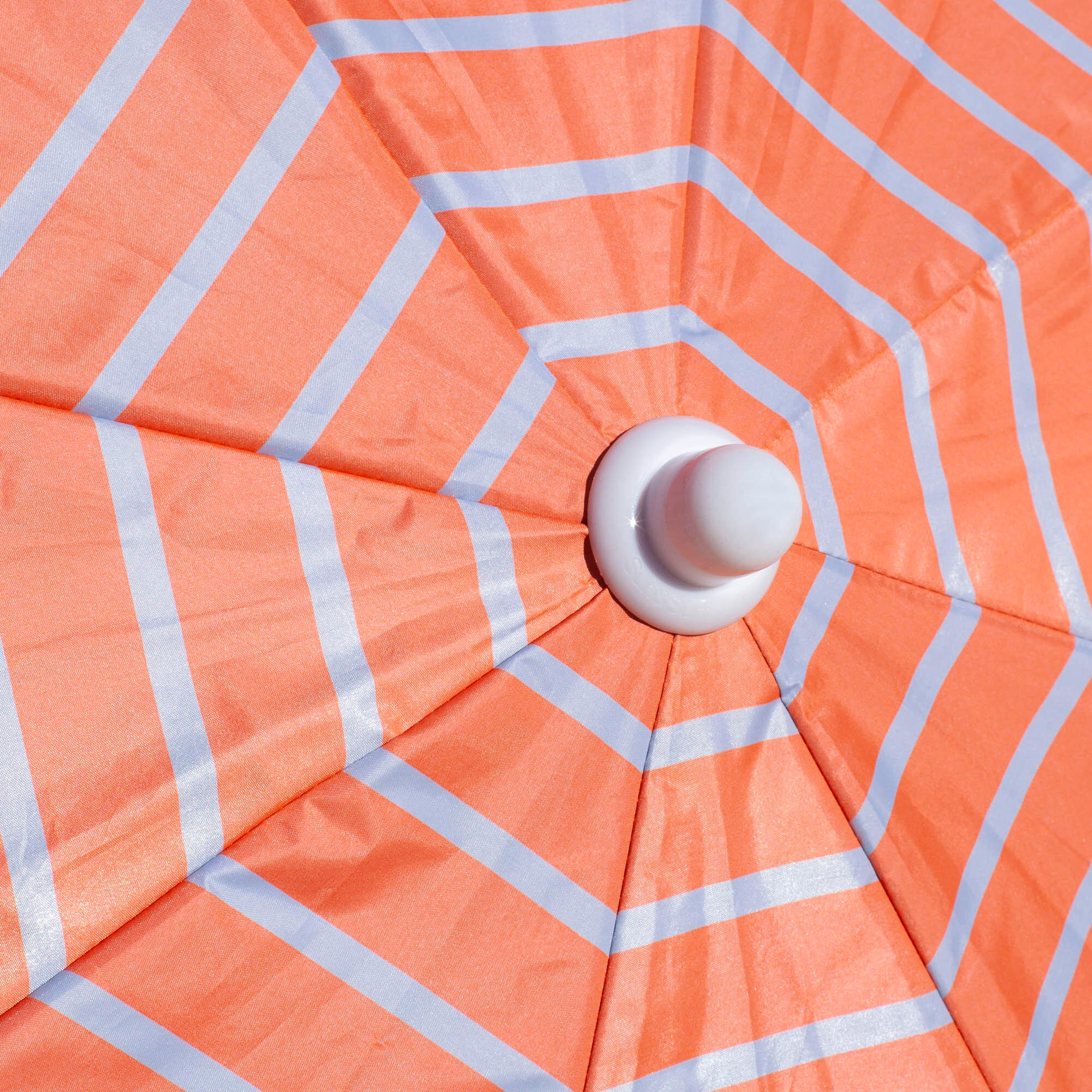 GUARDA-SOL DE PRAIA Ø160 UPF 50+ 2 LUGARES - Laranja e Branco 2/3