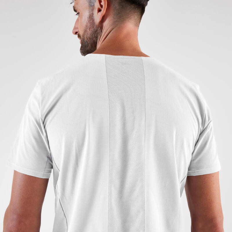 Tricou de alergare Kiprun Run 900 Light Alb Bărbați