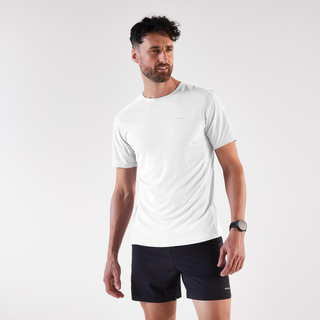 Men's Running T-shirt Kiprun Run 900 Light White