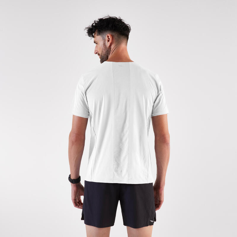 Tricou de alergare Kiprun Run 900 Light Alb Bărbați