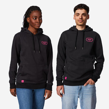 Hoodie lifestyle, Logo noir