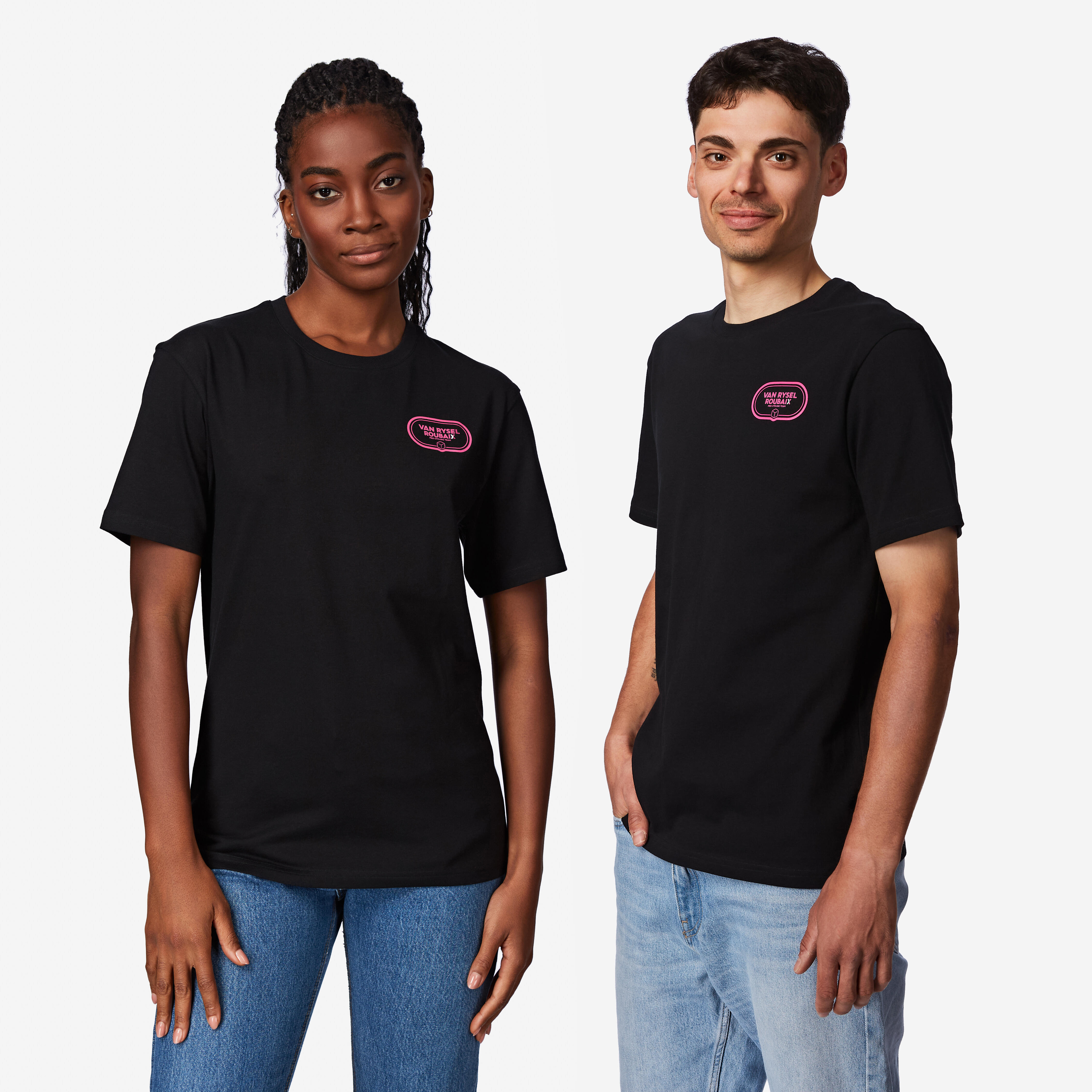 T-shirt coton lifestyle, VAN RYSEL ROUBAIX noir