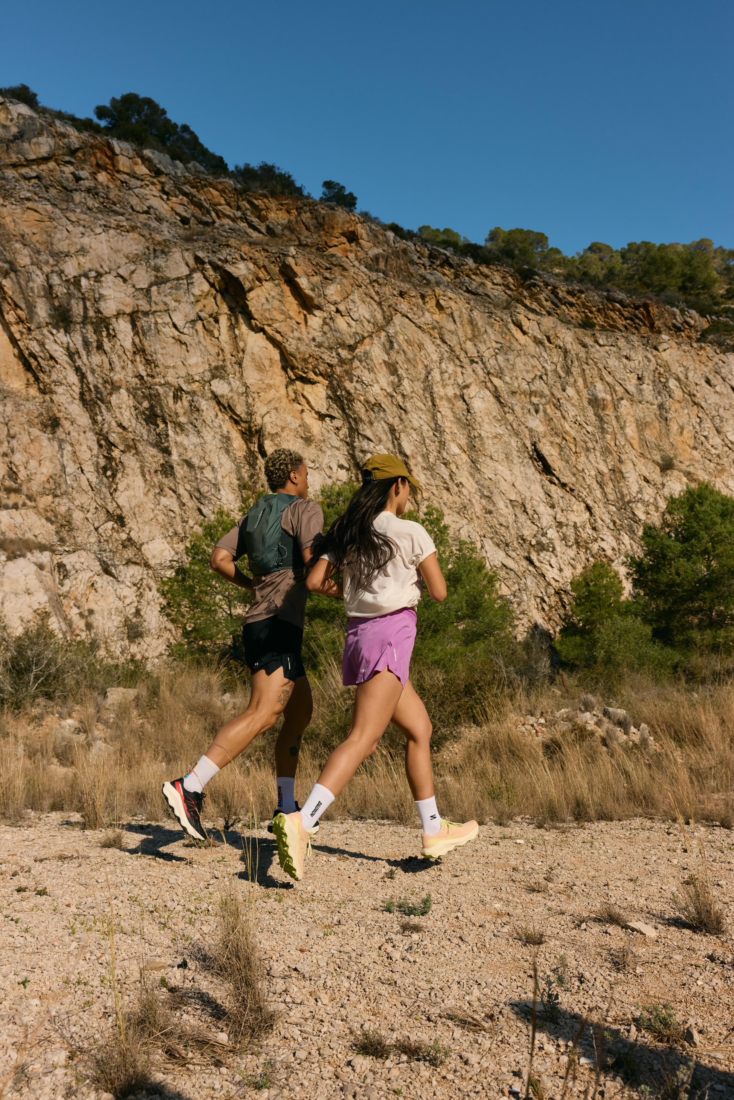 Sapatilhas de Trail Running Mulher Salomon Ultra Flow 2 Rosa Amarelo e Verde 5/12
