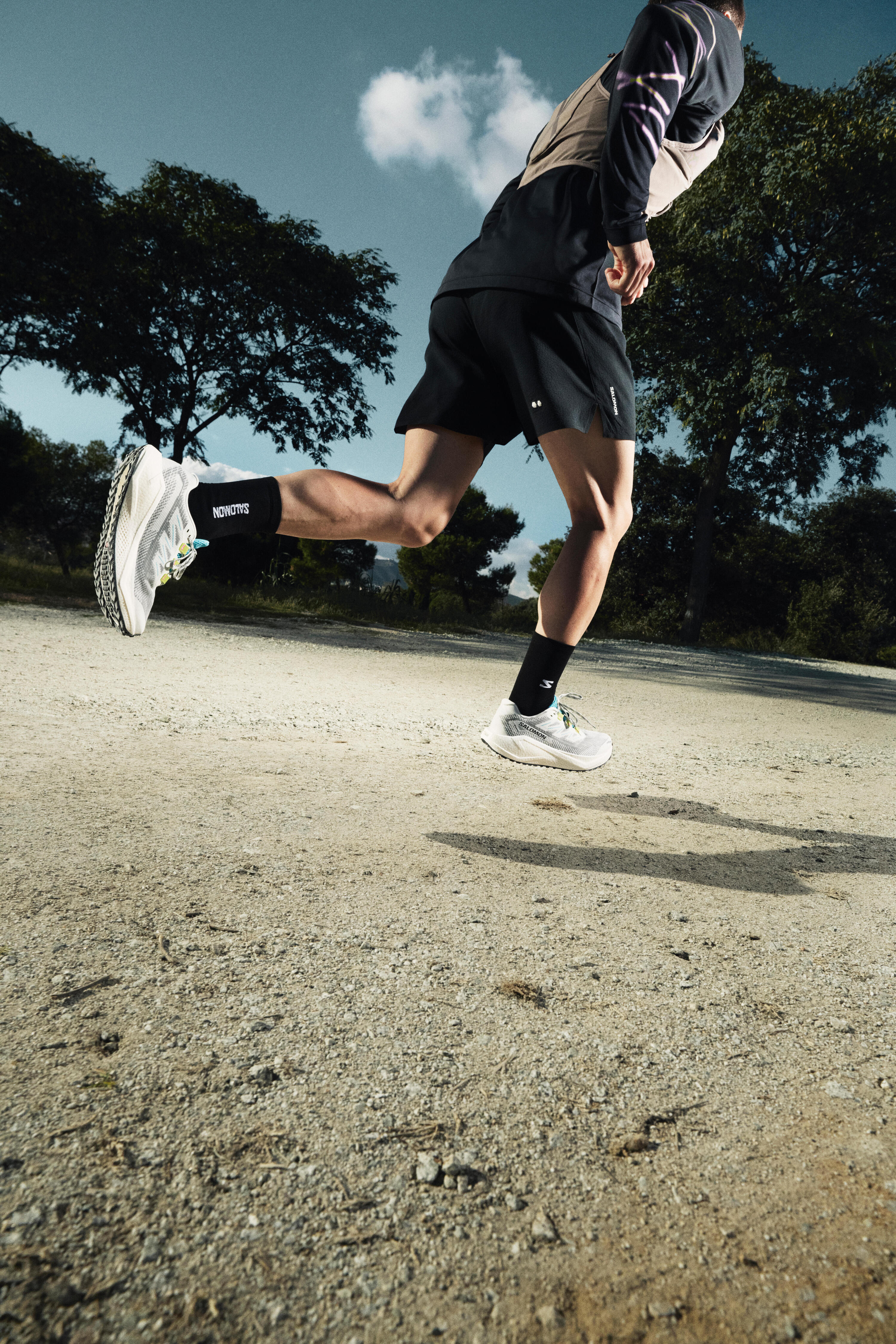 Gravel-Running-Schuh für Herren, Salomon Aero Blaze 3 GRVL weiss 5/12