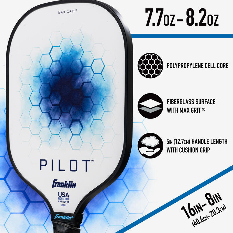 Pickleball szett, 2 ütő, 4 labda - Franklin Pilot