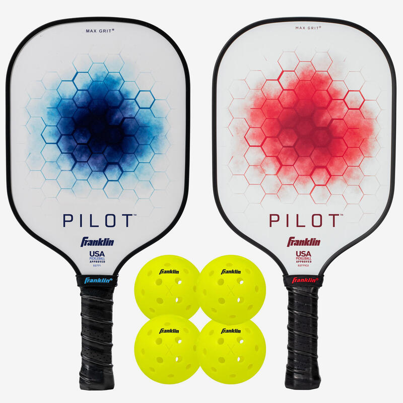 Pickleball szett, 2 ütő, 4 labda - Franklin Pilot