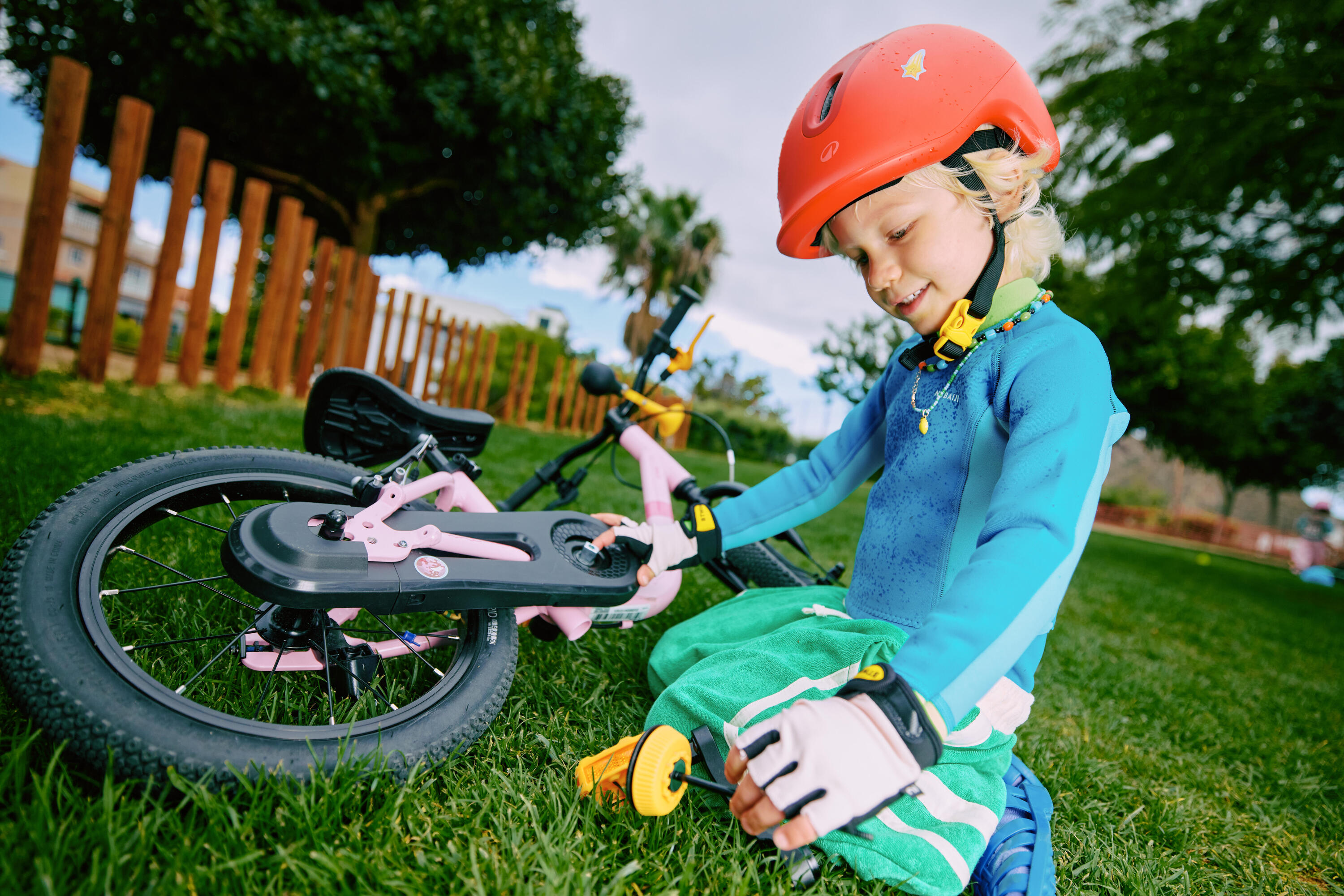 Casque de vélo enfant, Play 500 47-55 cm 21/21