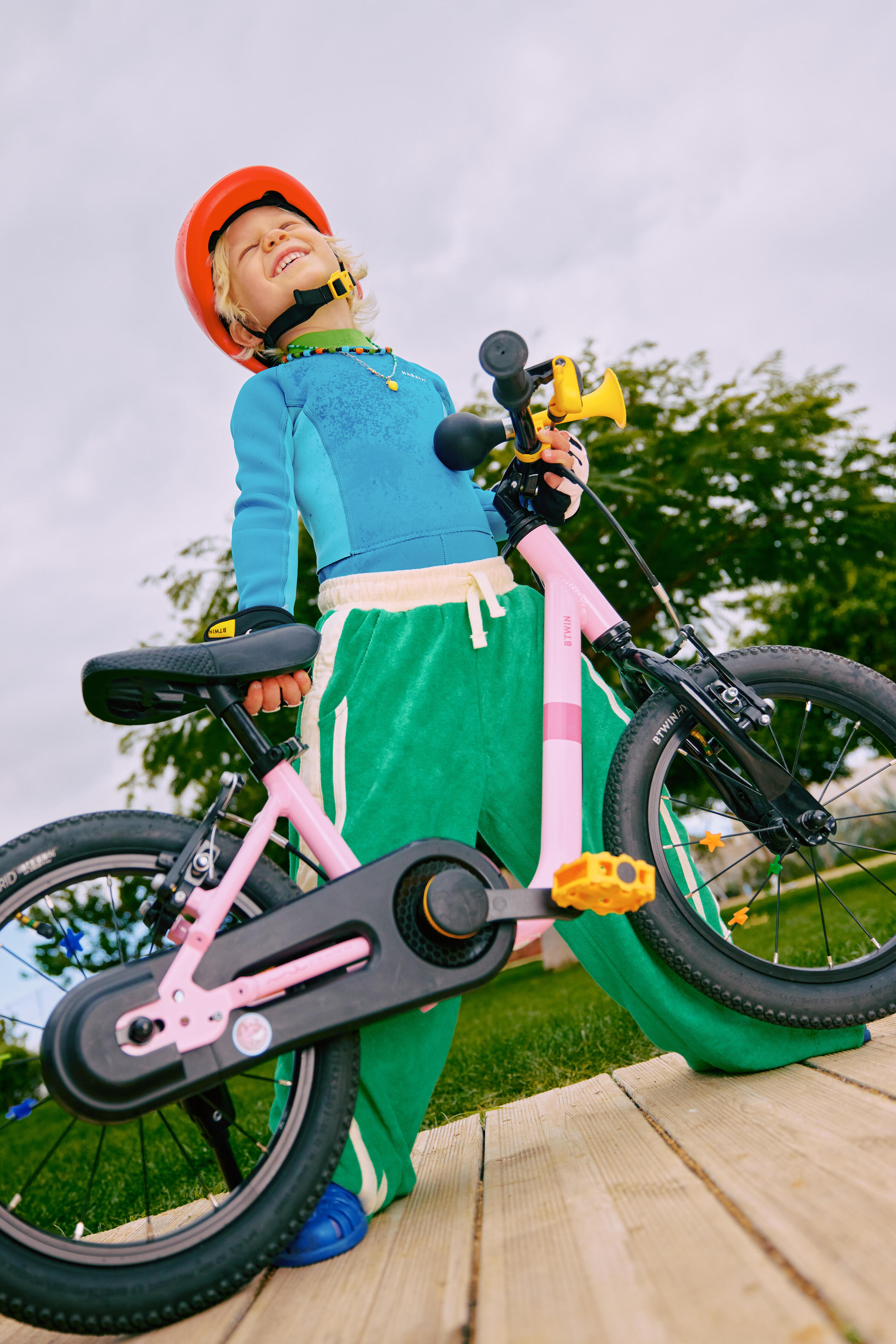 Casque de vélo enfant, Play 500 47-55 cm 20/21