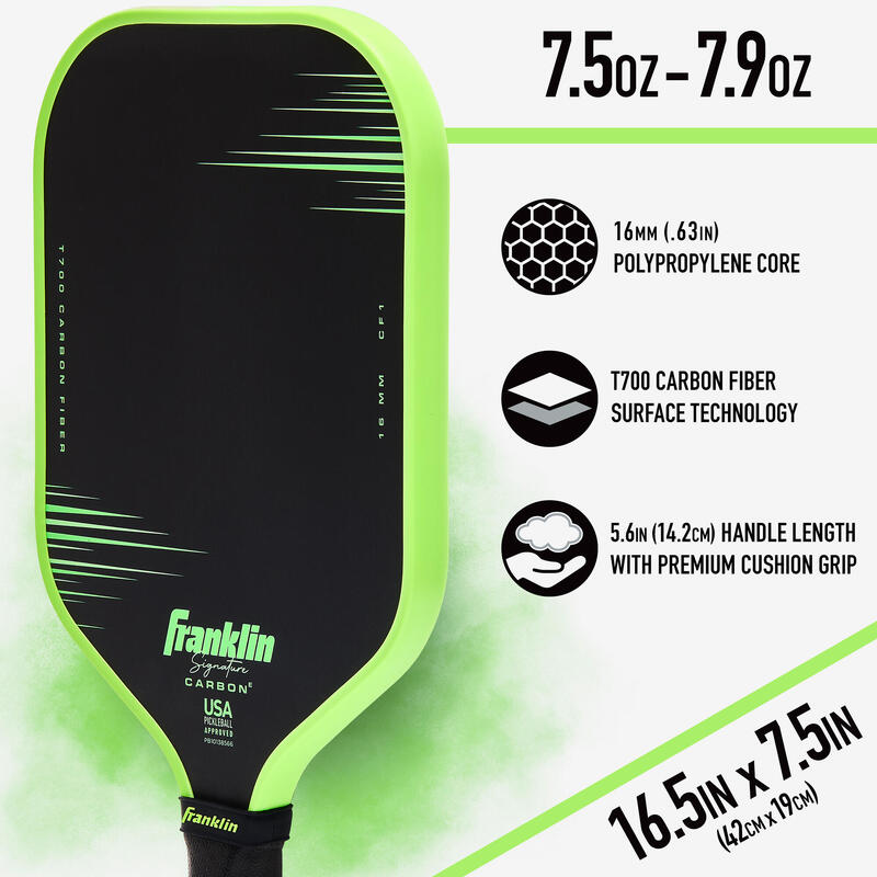 Pickleball ütő, karbonszálas 