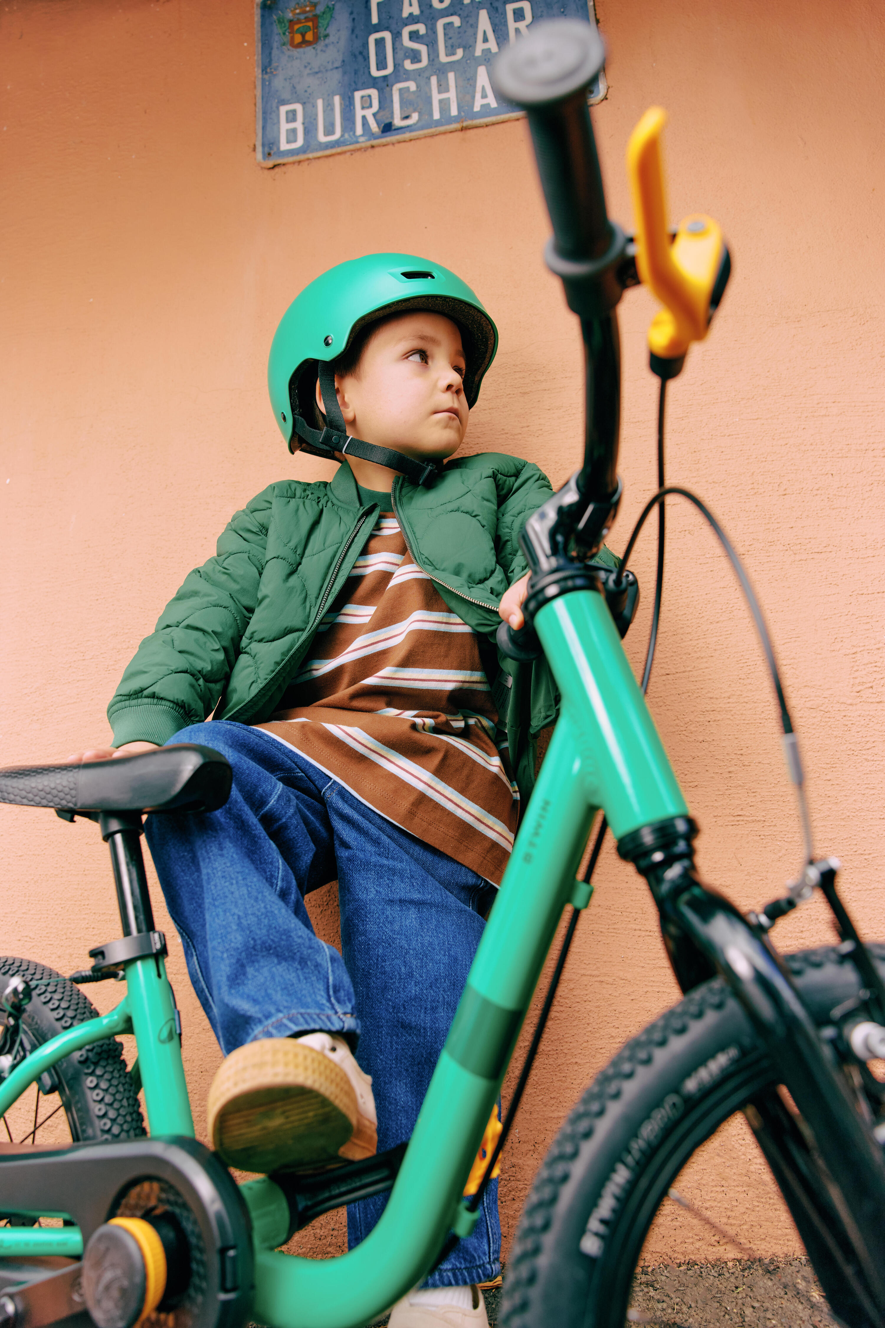 Kids’ Bicycle Helmet, Move 500 47–59 cm 14/19