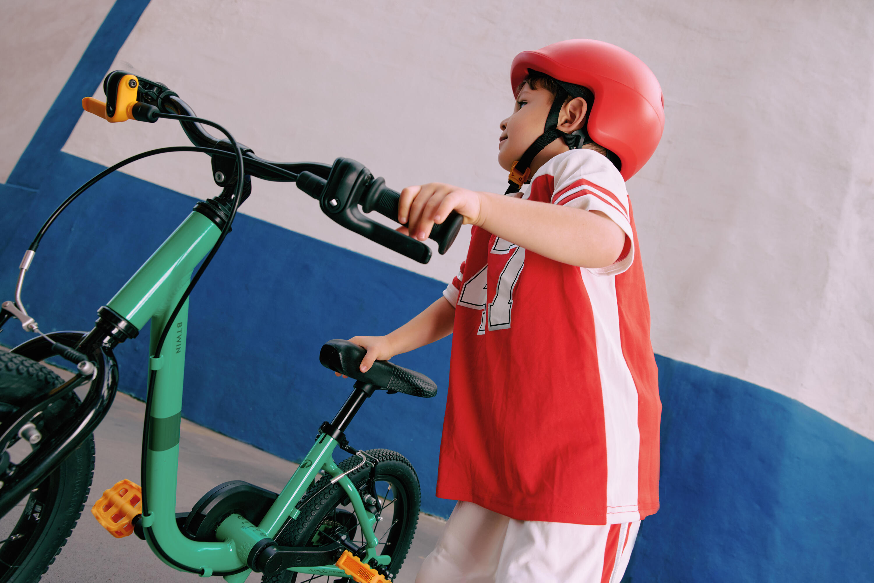 Casque de vélo enfant, Play 500 47-55 cm 15/21
