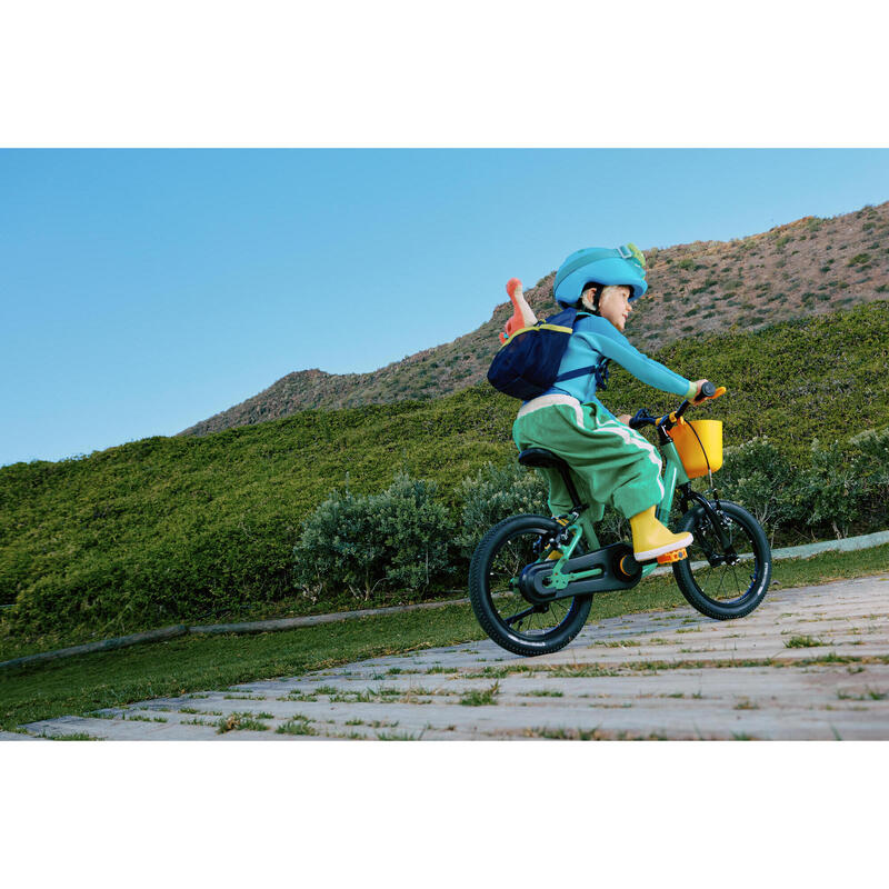 Play 500 Çocuk Bisiklet Kaskı 47-55 cm Mavi
