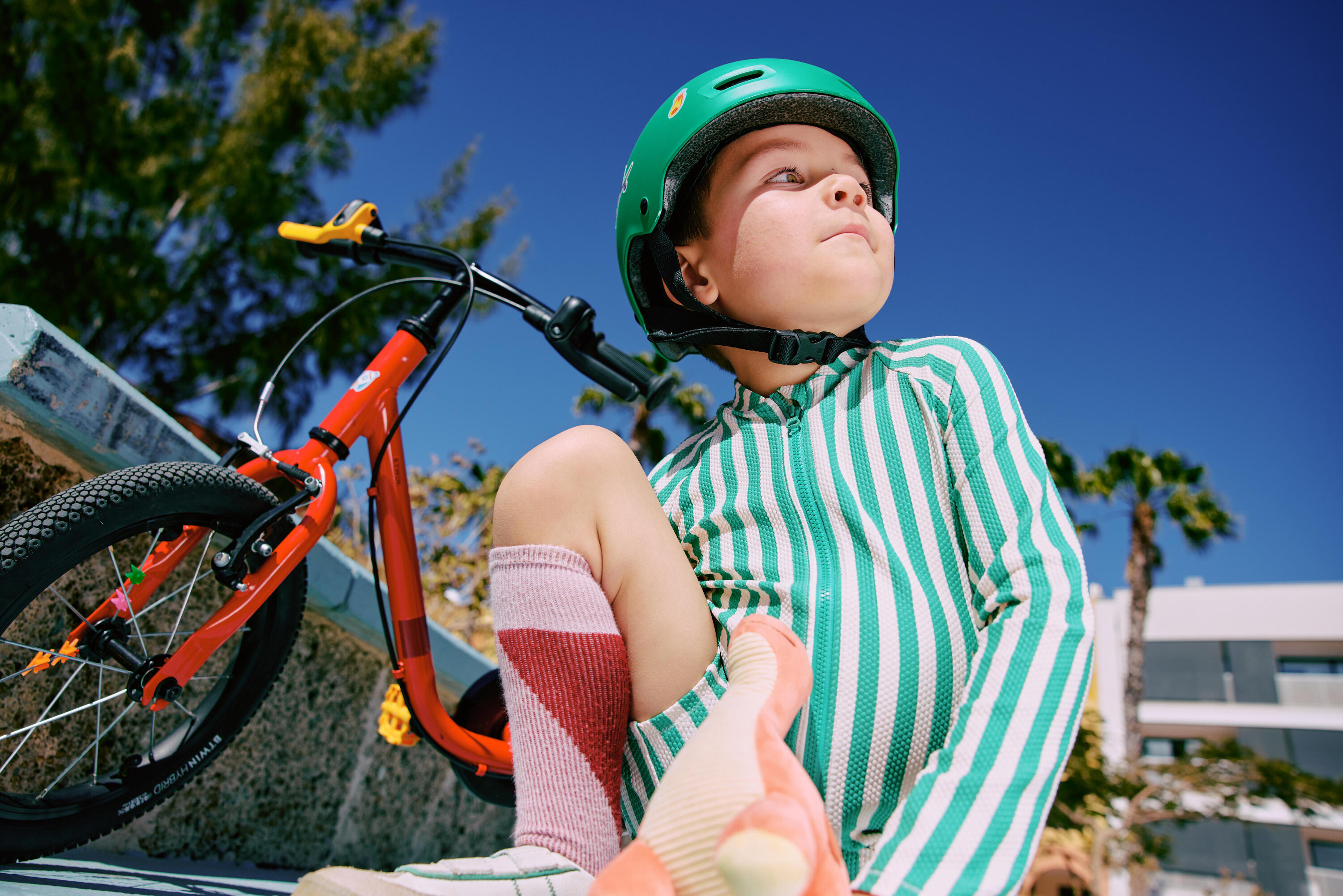 Kids’ Bicycle Helmet, Move 500 47–59 cm 17/19