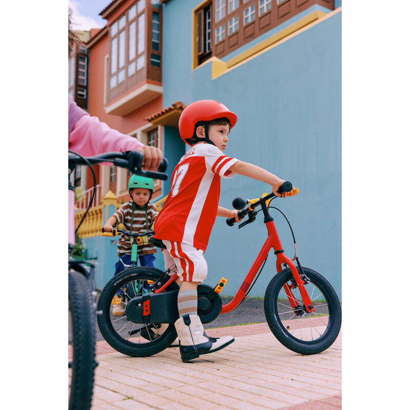 Play 500 Çocuk Bisiklet Kaskı 47-55 cm Kırmızı