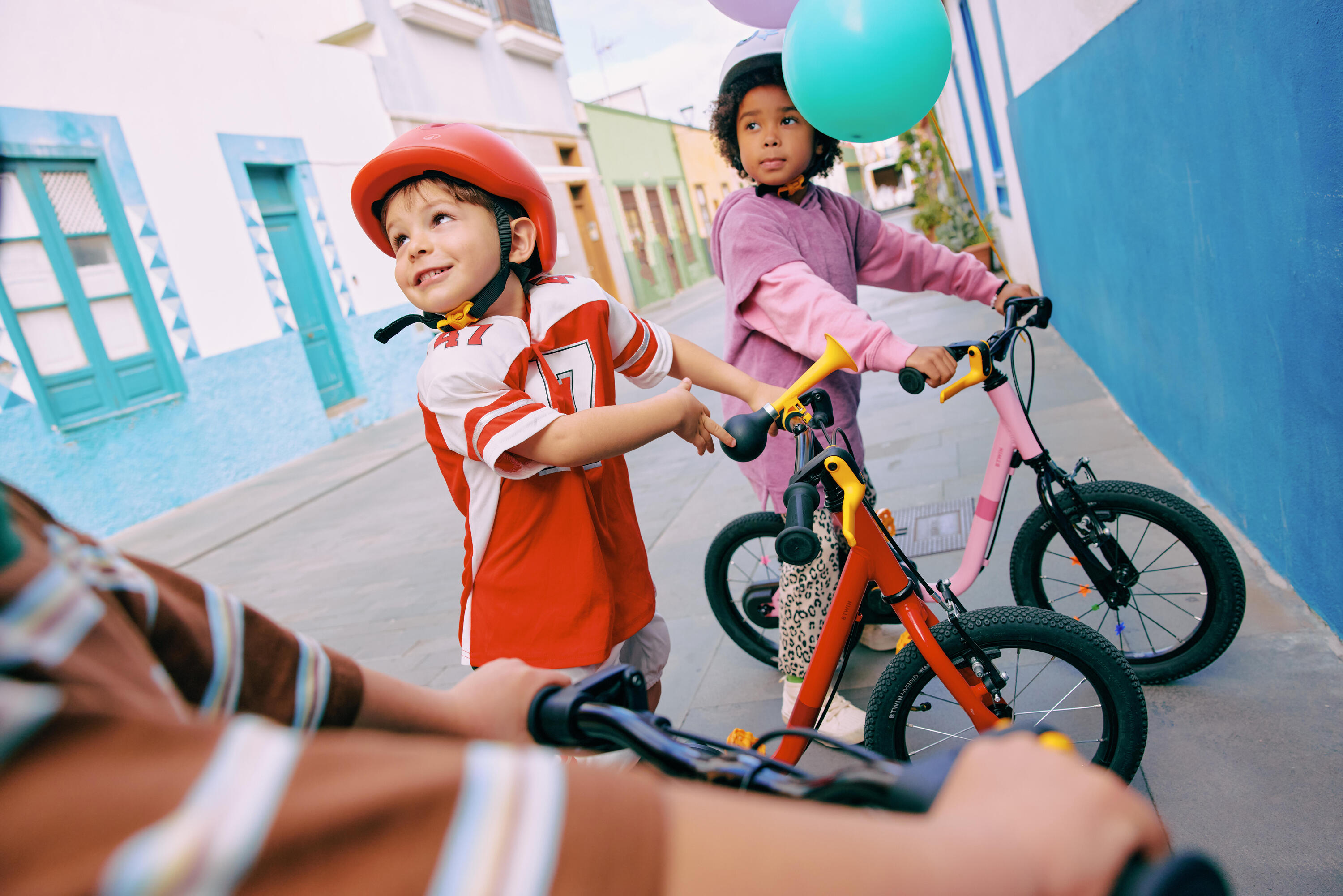 Casque de vélo enfant, Play 500 47-55 cm 18/21