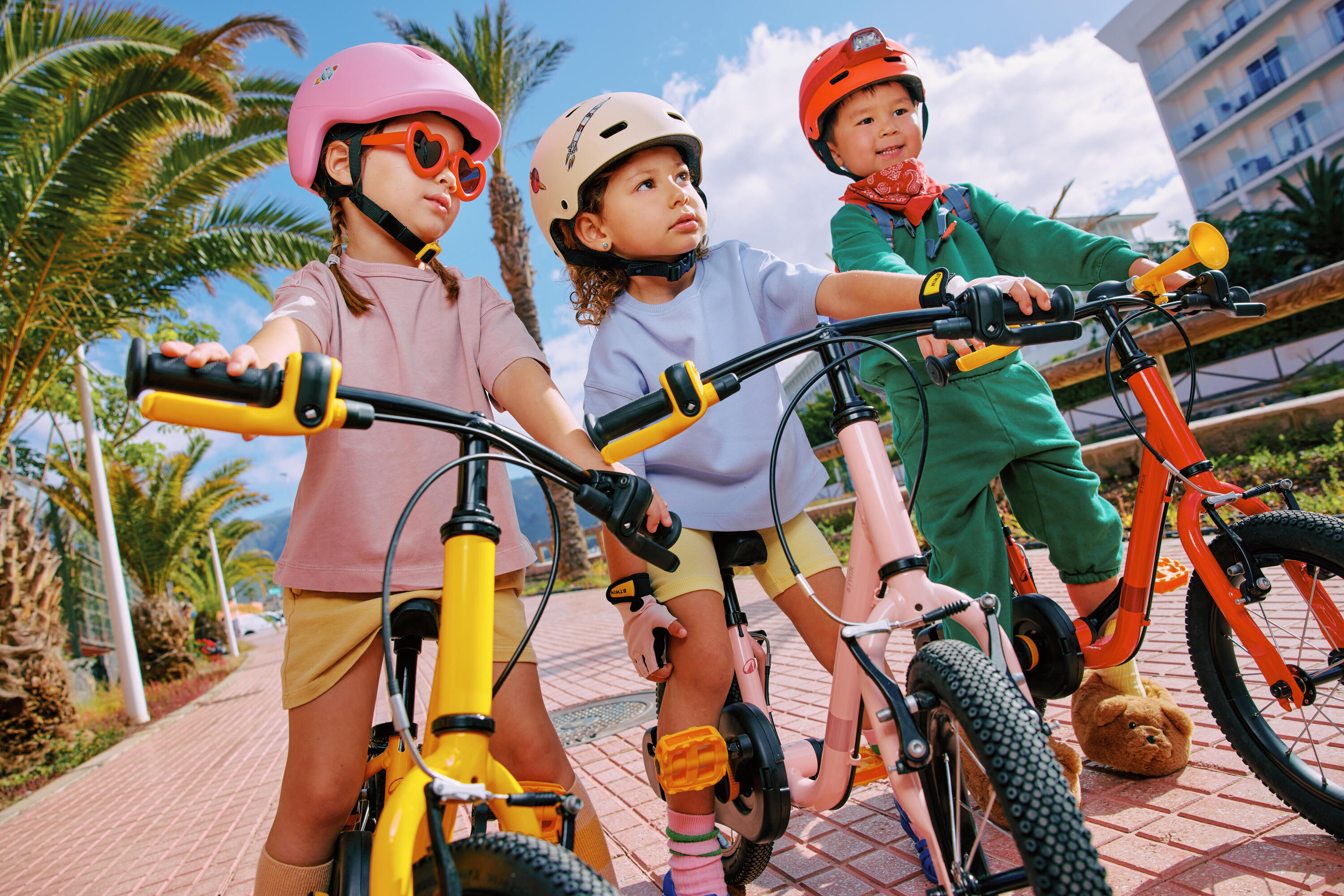 Kids’ Bike Helmet, Play 500 47–55 cm 24/24