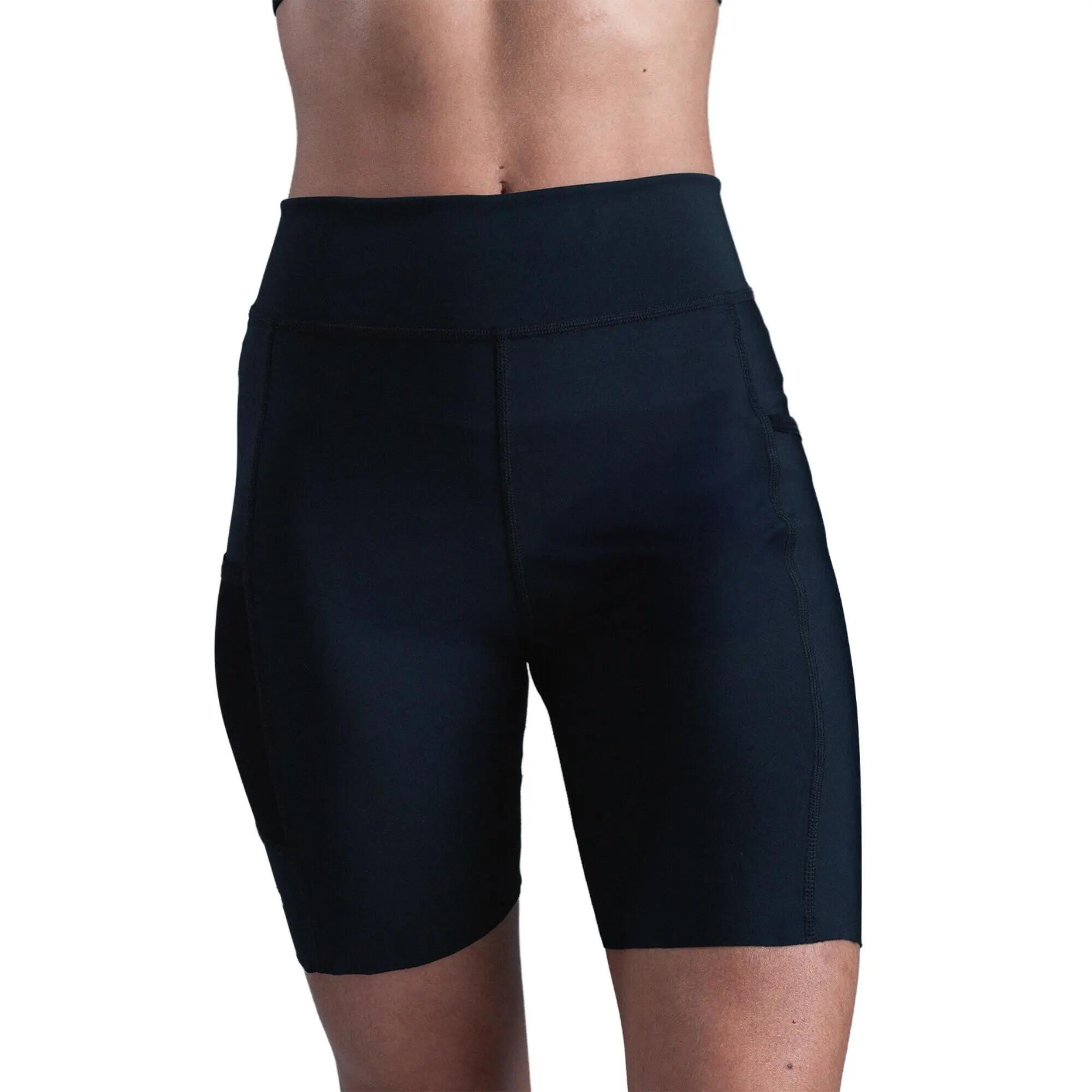 Licra corta de running Biker Run Pro para Mujer Terret - Negro 3/5