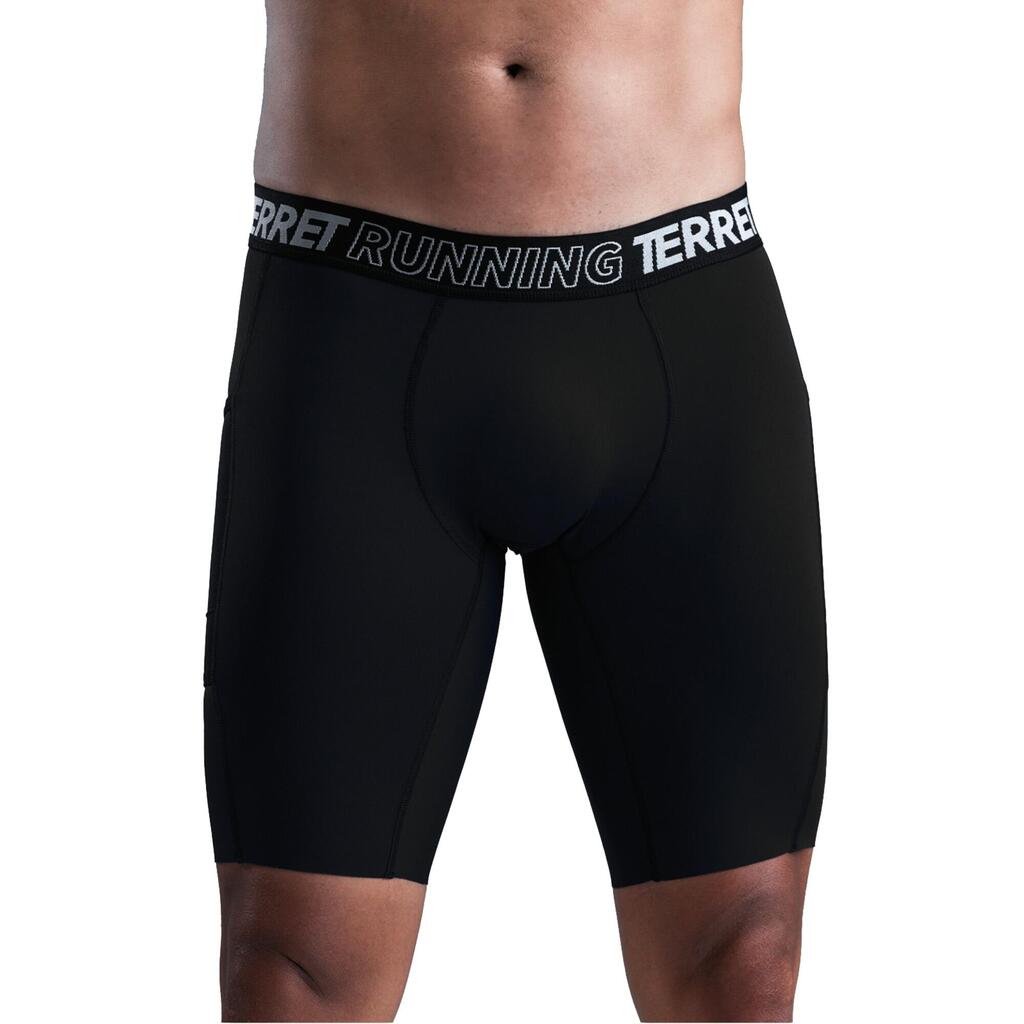 Licra corta de running Biker Run Pro para Hombre Terret - Negro