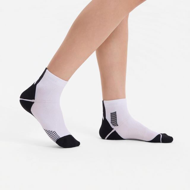 Chaussettes de running KIPRUN run900 épaisses mid blanches