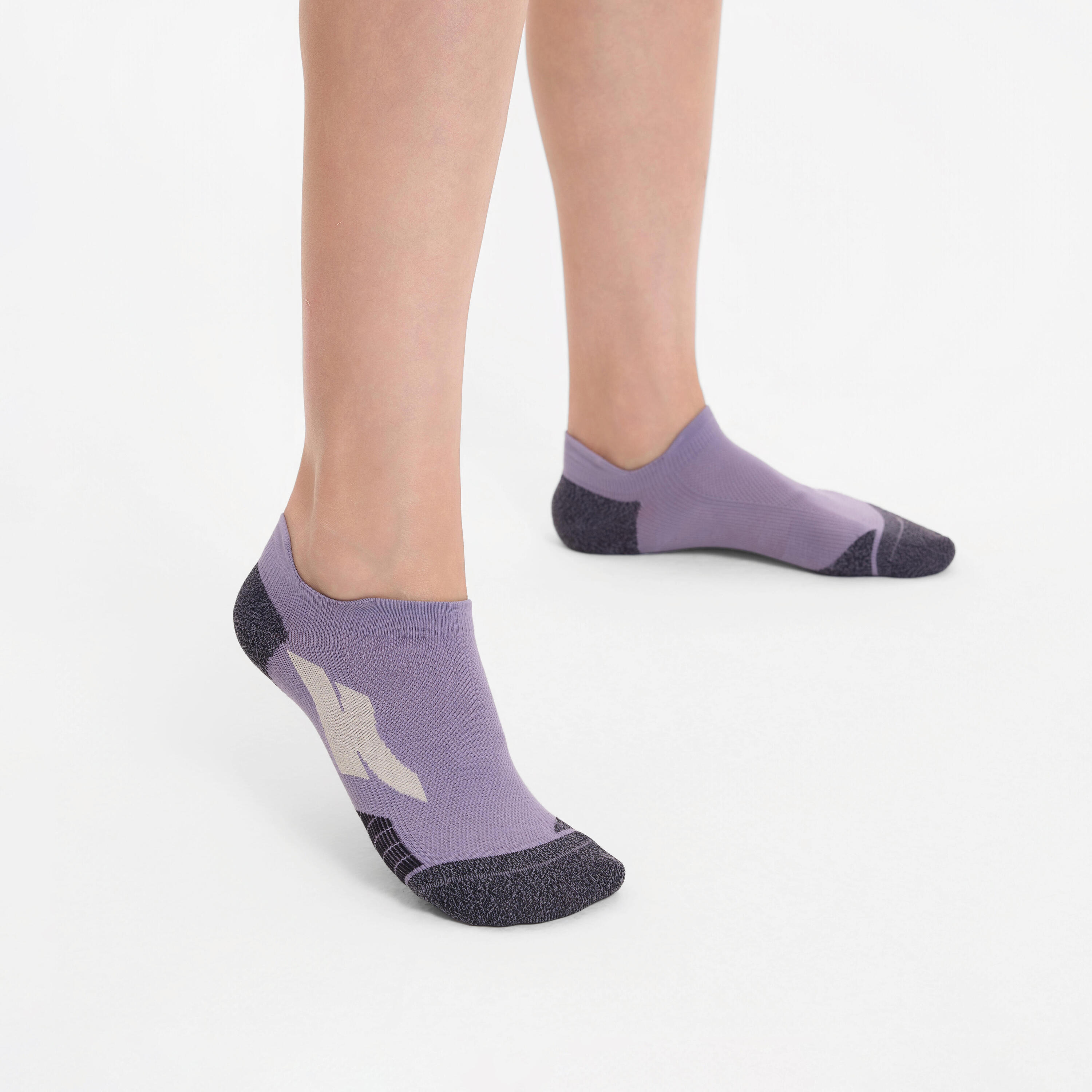 Chaussettes de course fines invisibles, Run 900 3/4