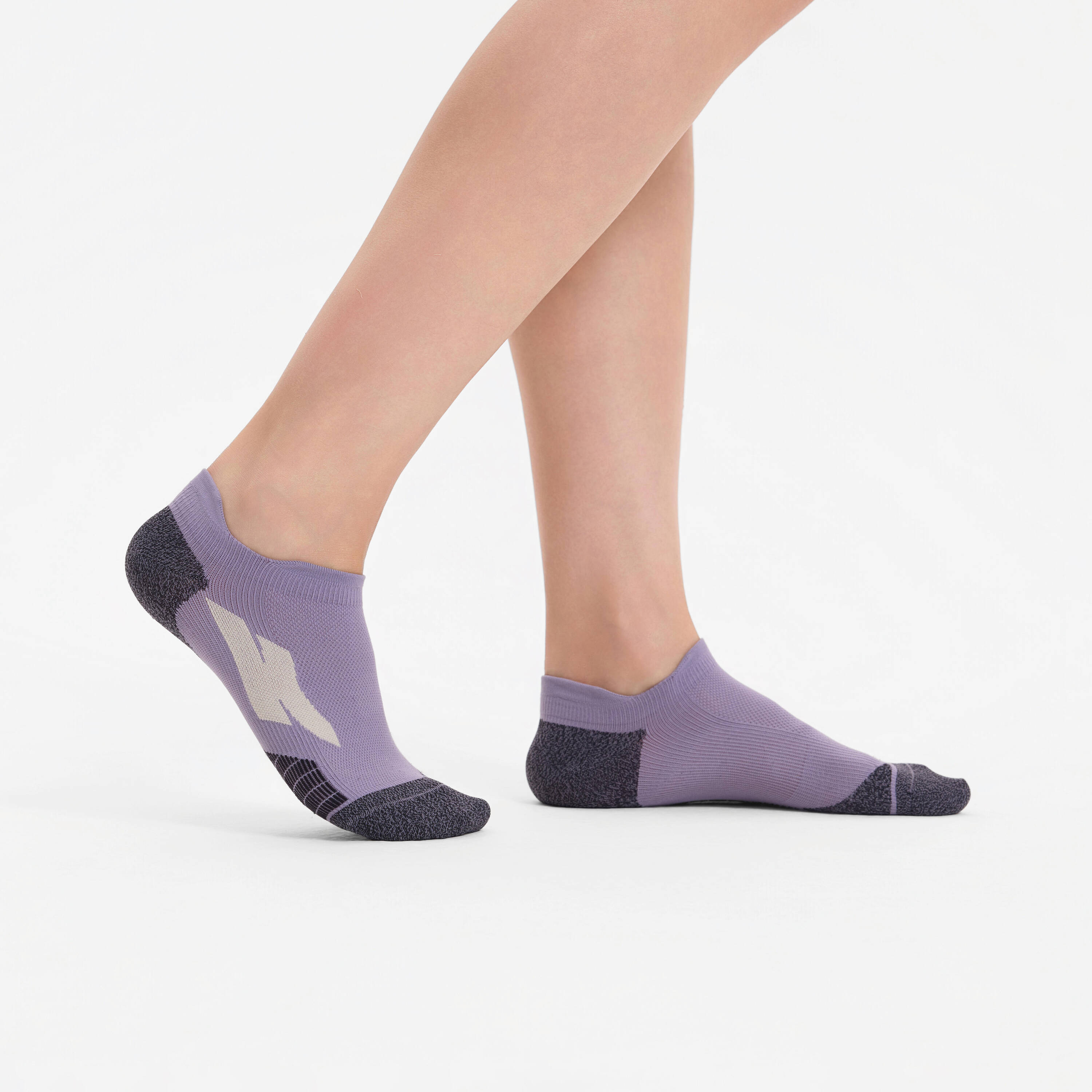 Run900 thin invisible running socks - purple -  2